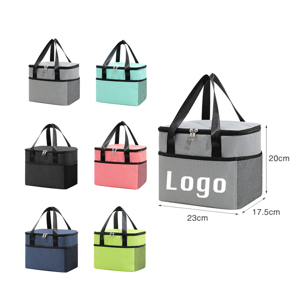 600D Polyester Cooler With Mesh Pocket