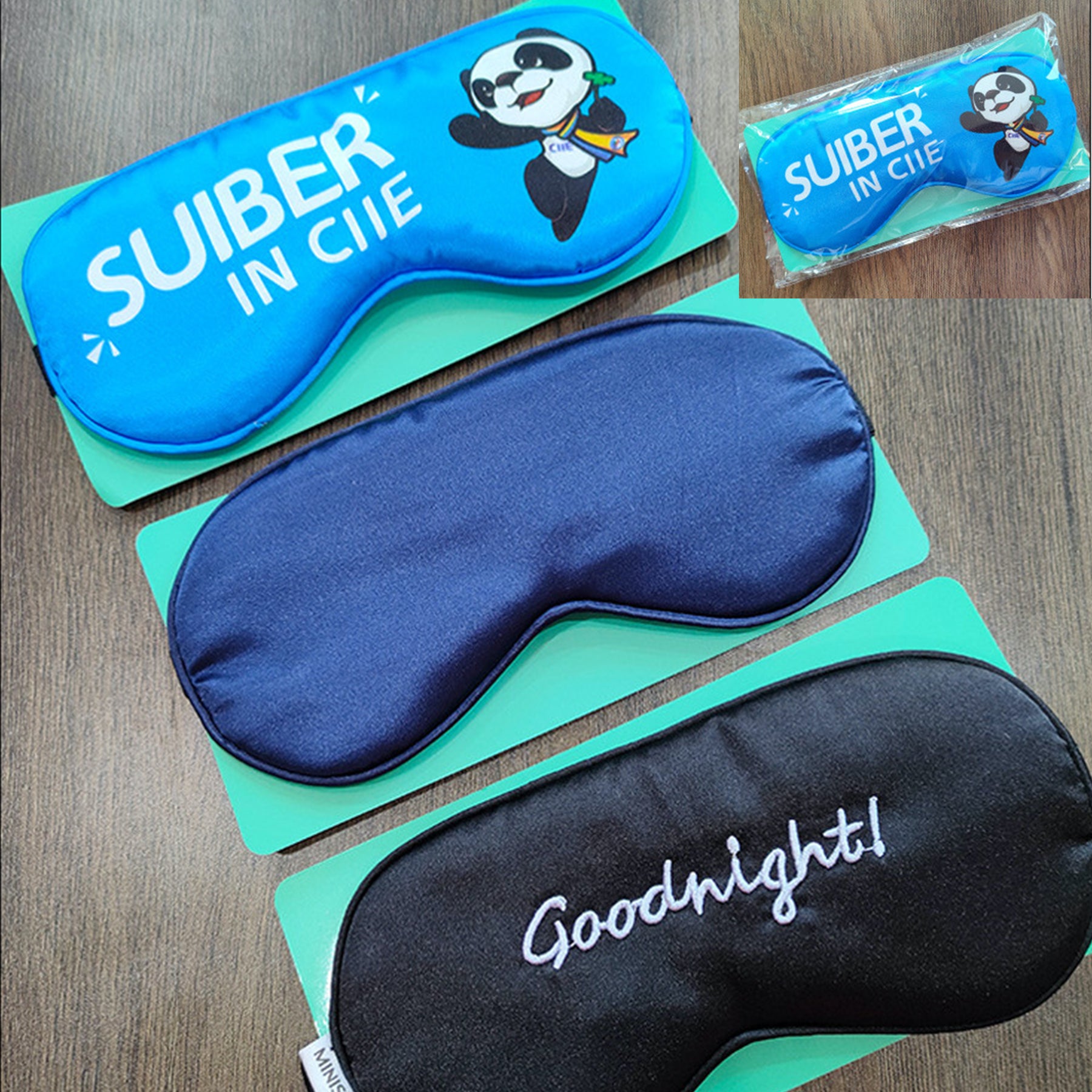 Silk Satin Sleep Eye Mask With Drawstring Bag