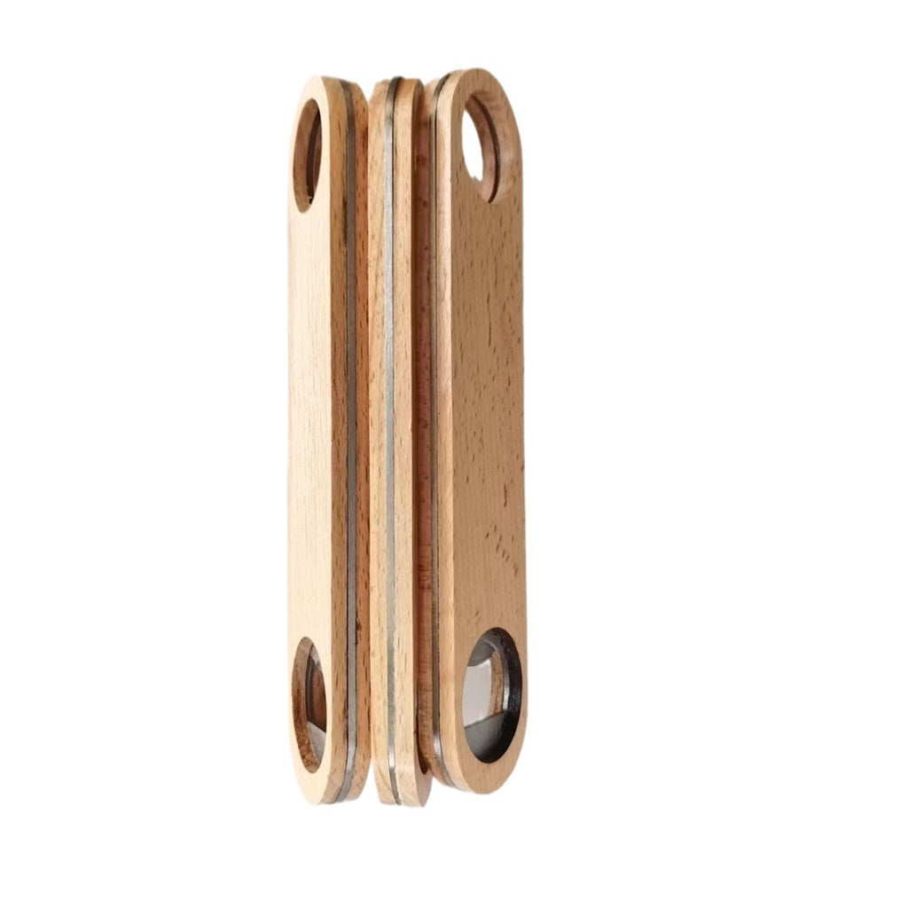 Stainless Steel Wooden Long Bottle Opener