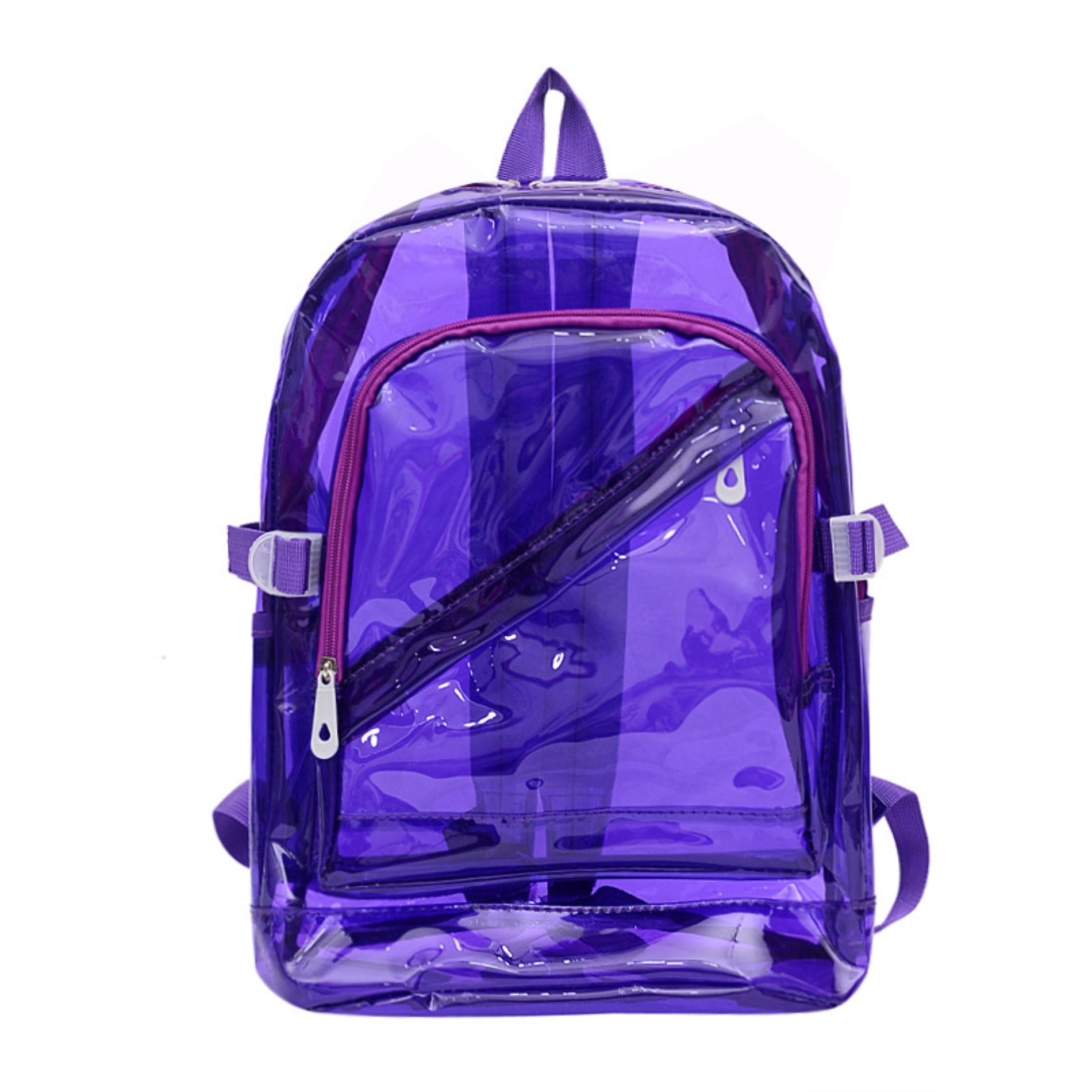 PVC Transparent Plastic Large Capacity Daily Backpack