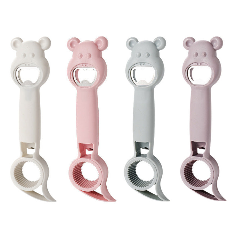 Multi-purpose 4-in-1 Bottle Opener
