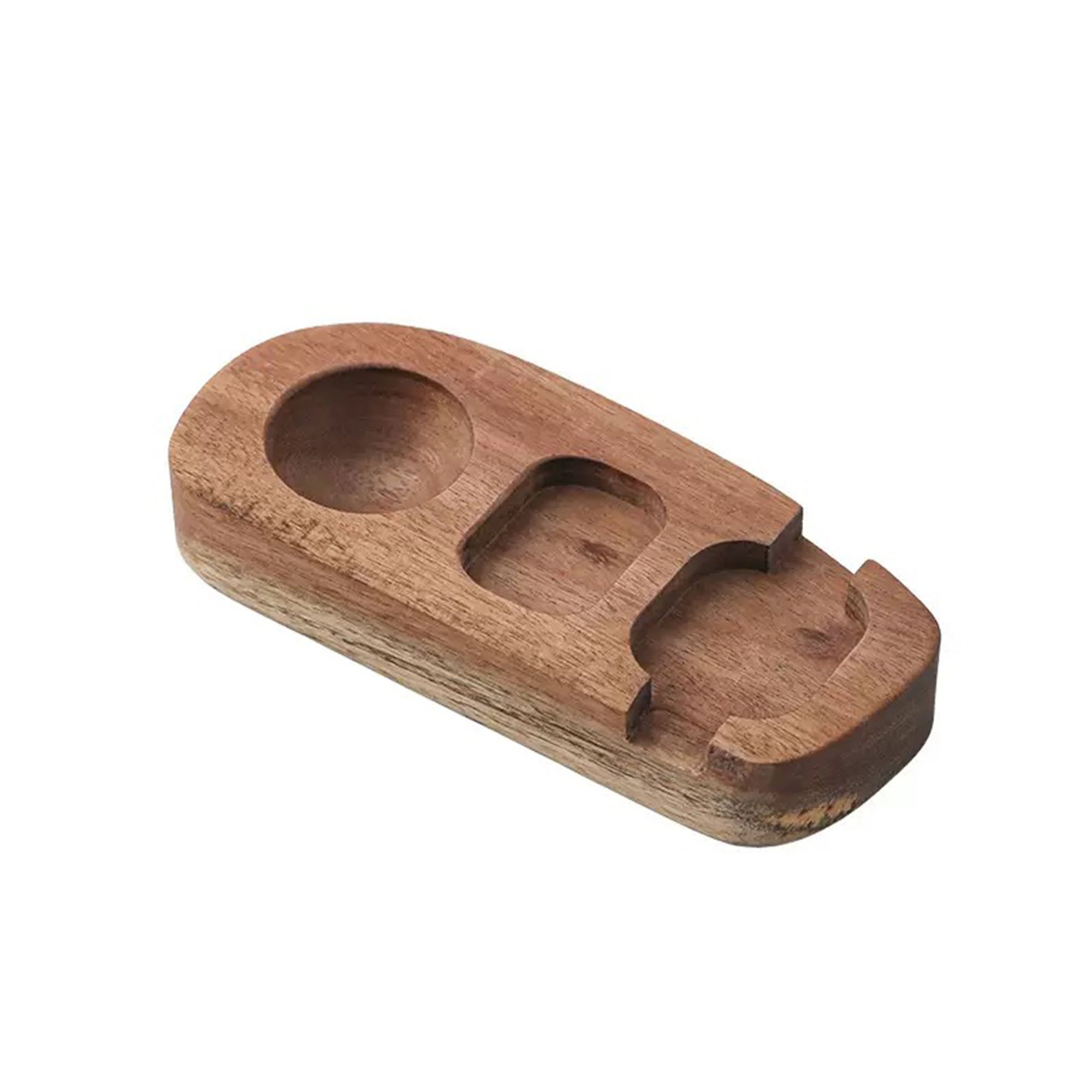 Natural Acacia Wood Egg Serving Tray