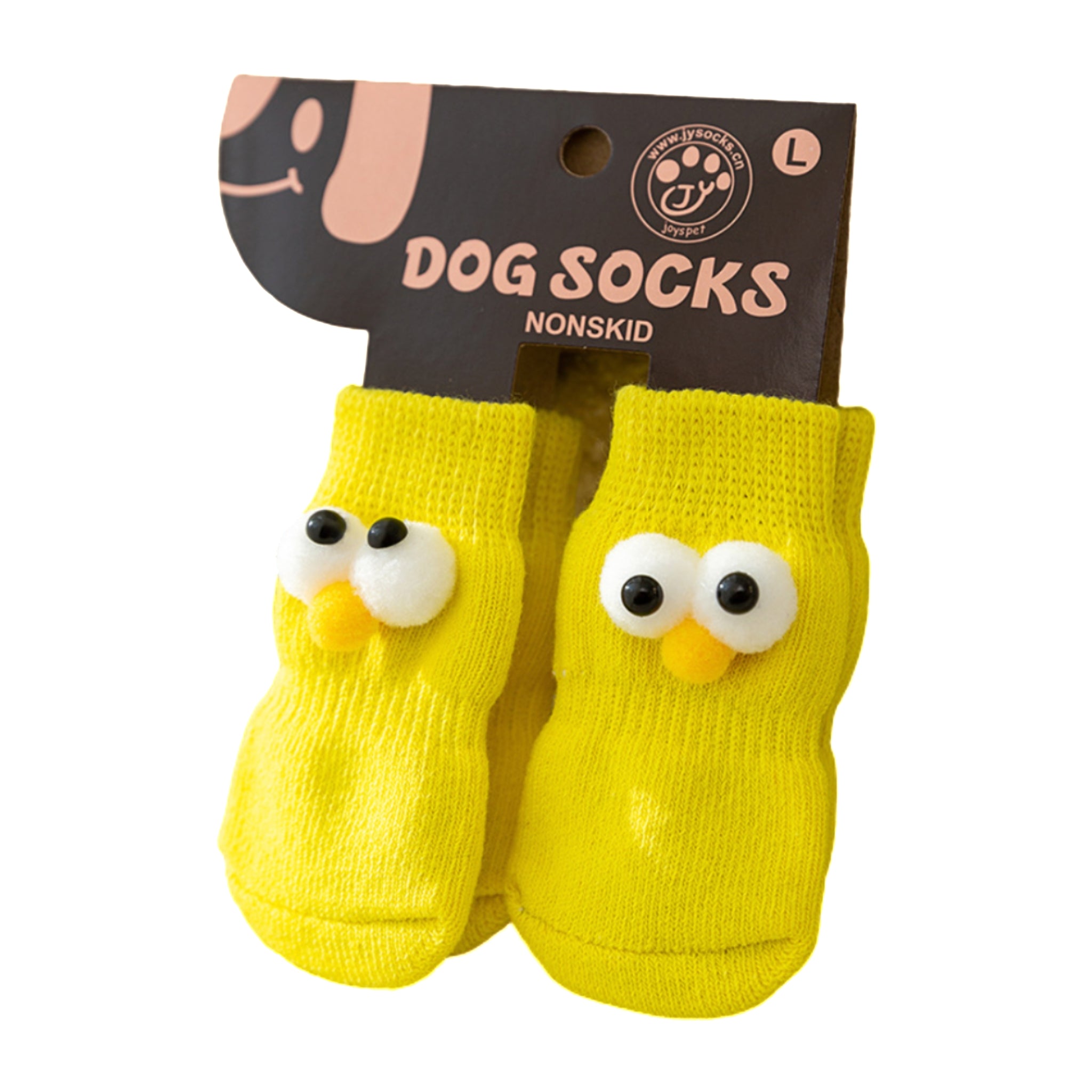 Hypoallergenic Non Slip Dog Socks With Cute Cartoon Eyes