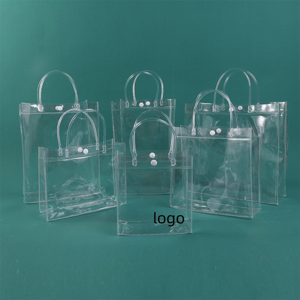 PVC Snap-Button Tote Bag