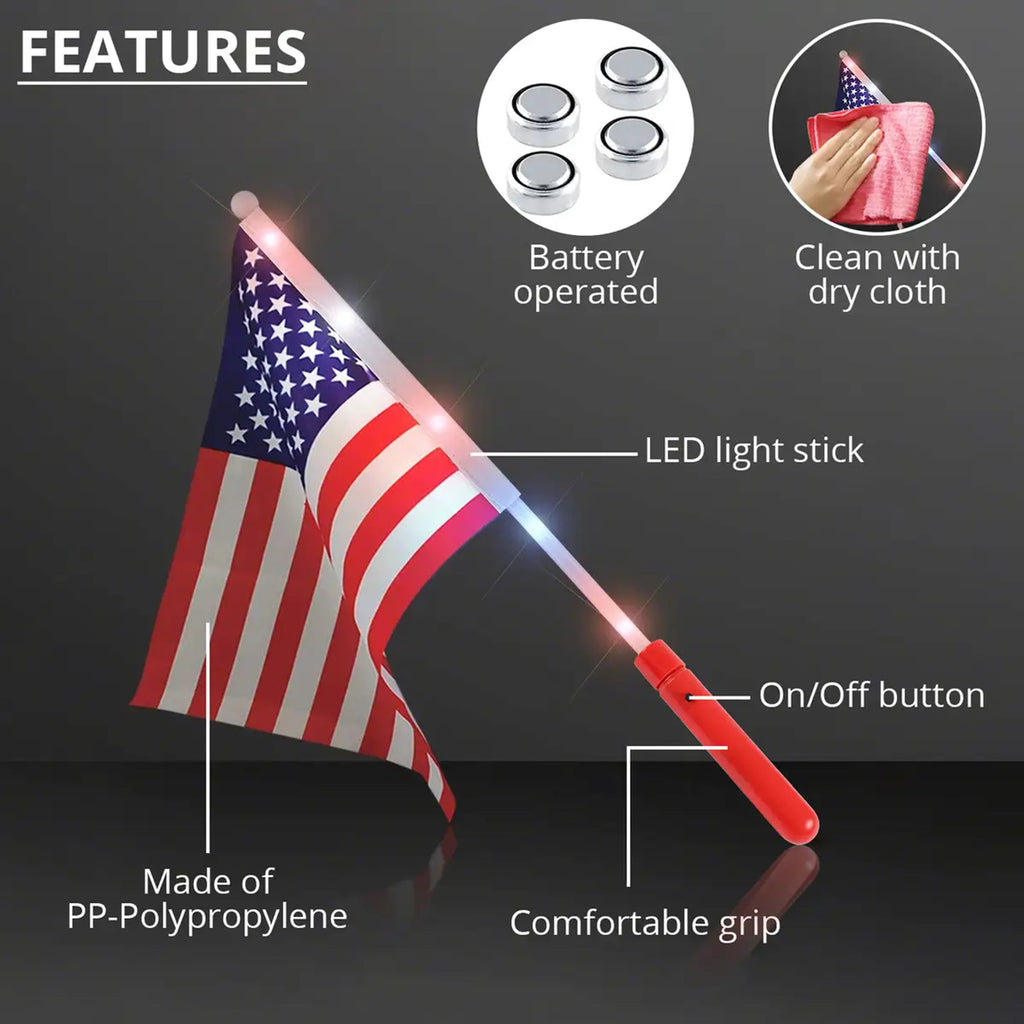 Led Lighting Waving Flag