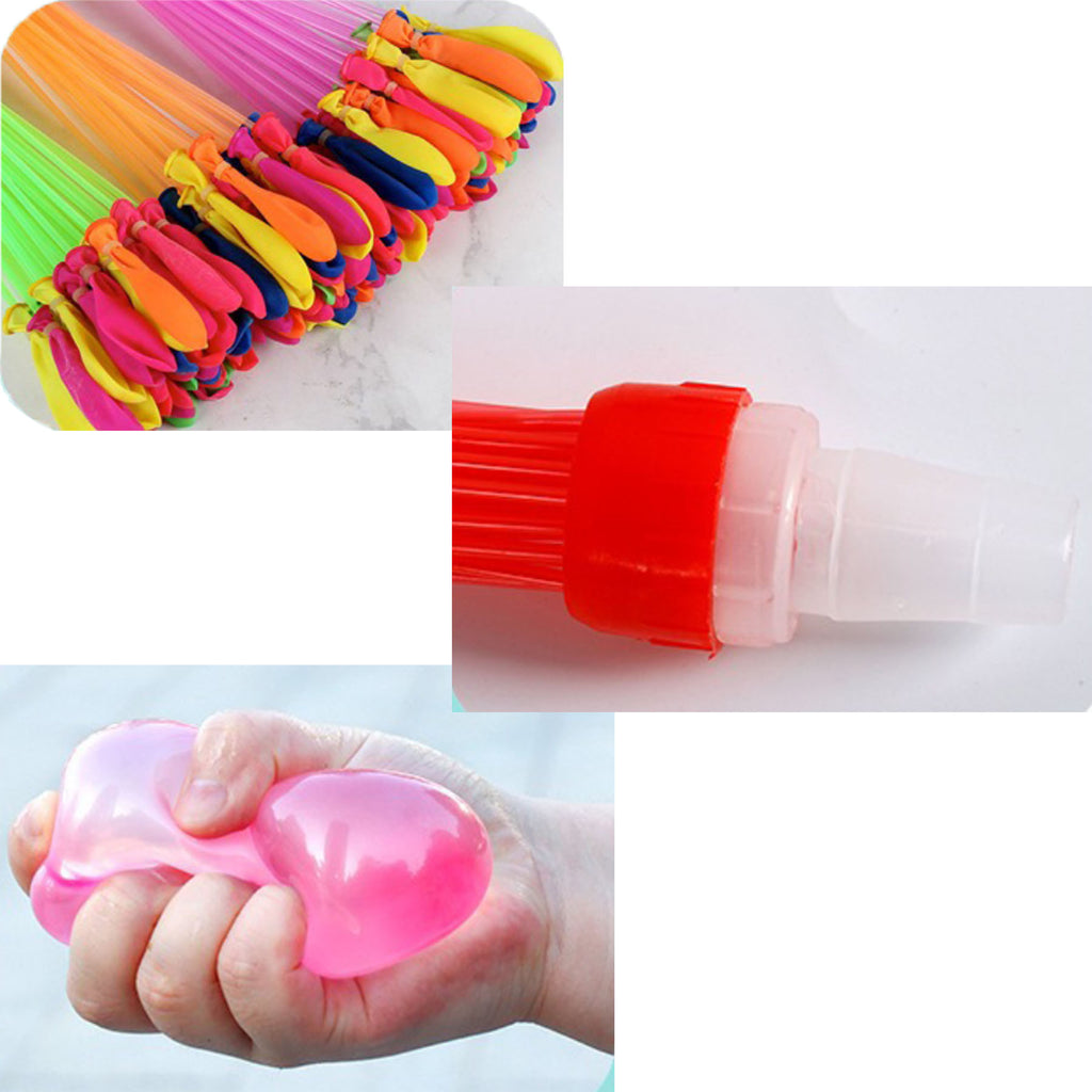 Rapid-Filling Self-Sealing Water Balloons