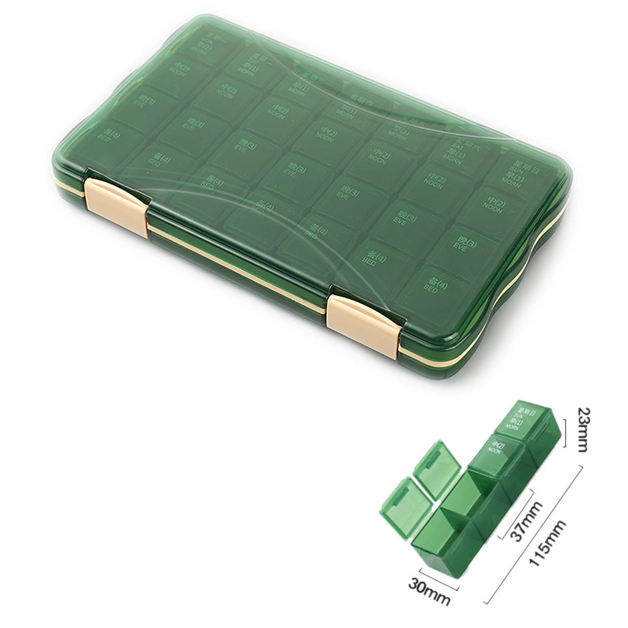 Monthly Pill Organizer 28 Day Case