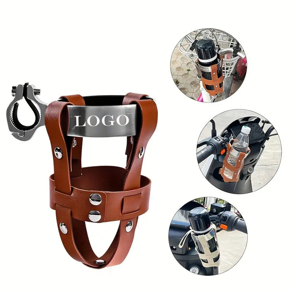 Outdoor Leather Bicycle Water Bottle Holder