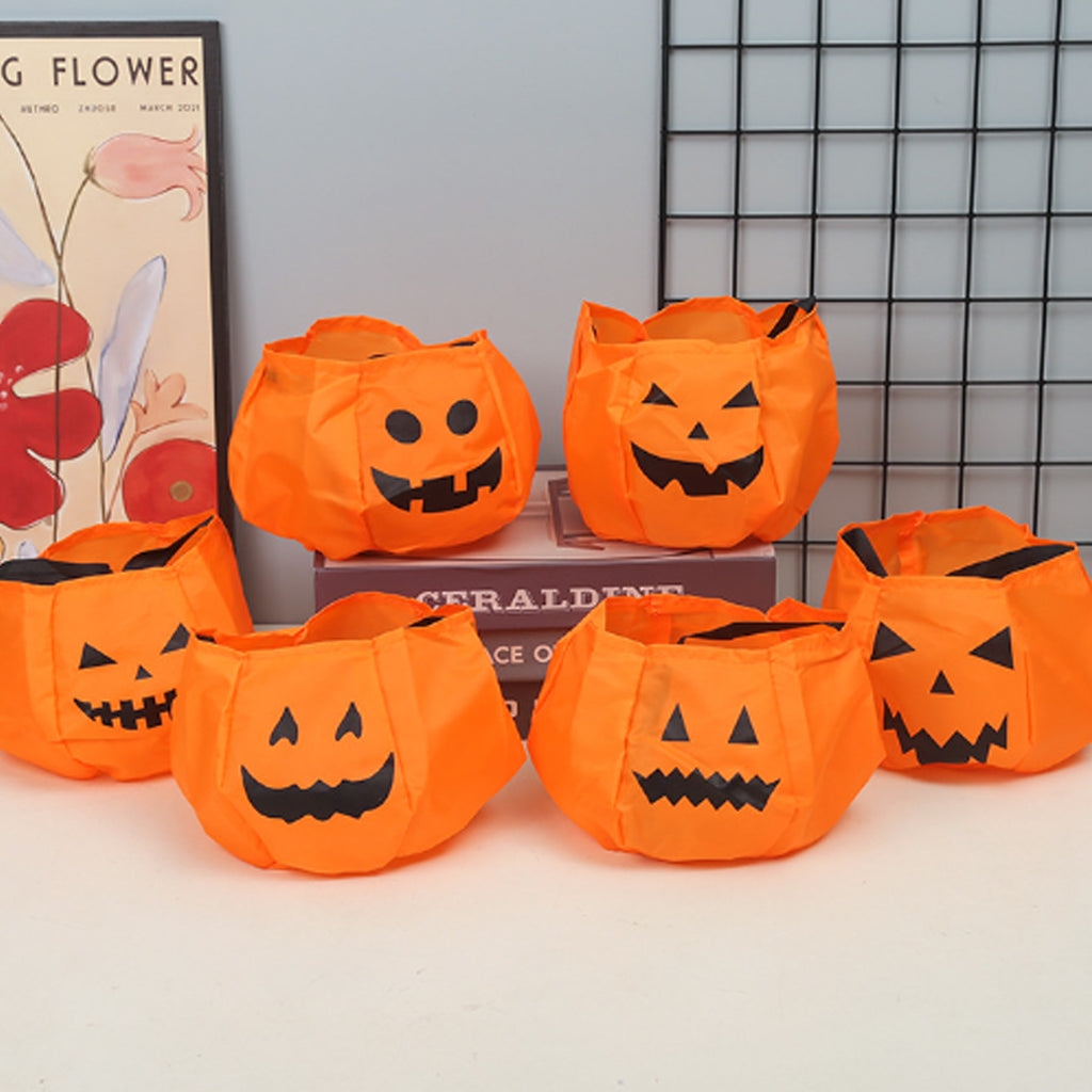 Halloween Handheld Dimensional Pumpkin Bag