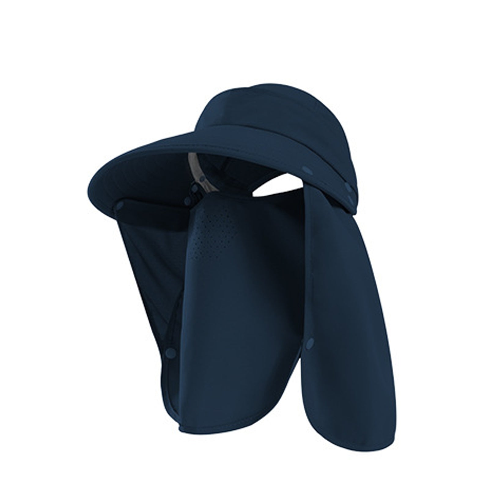 Summer Neck Protection Detachable Top Sun Hat