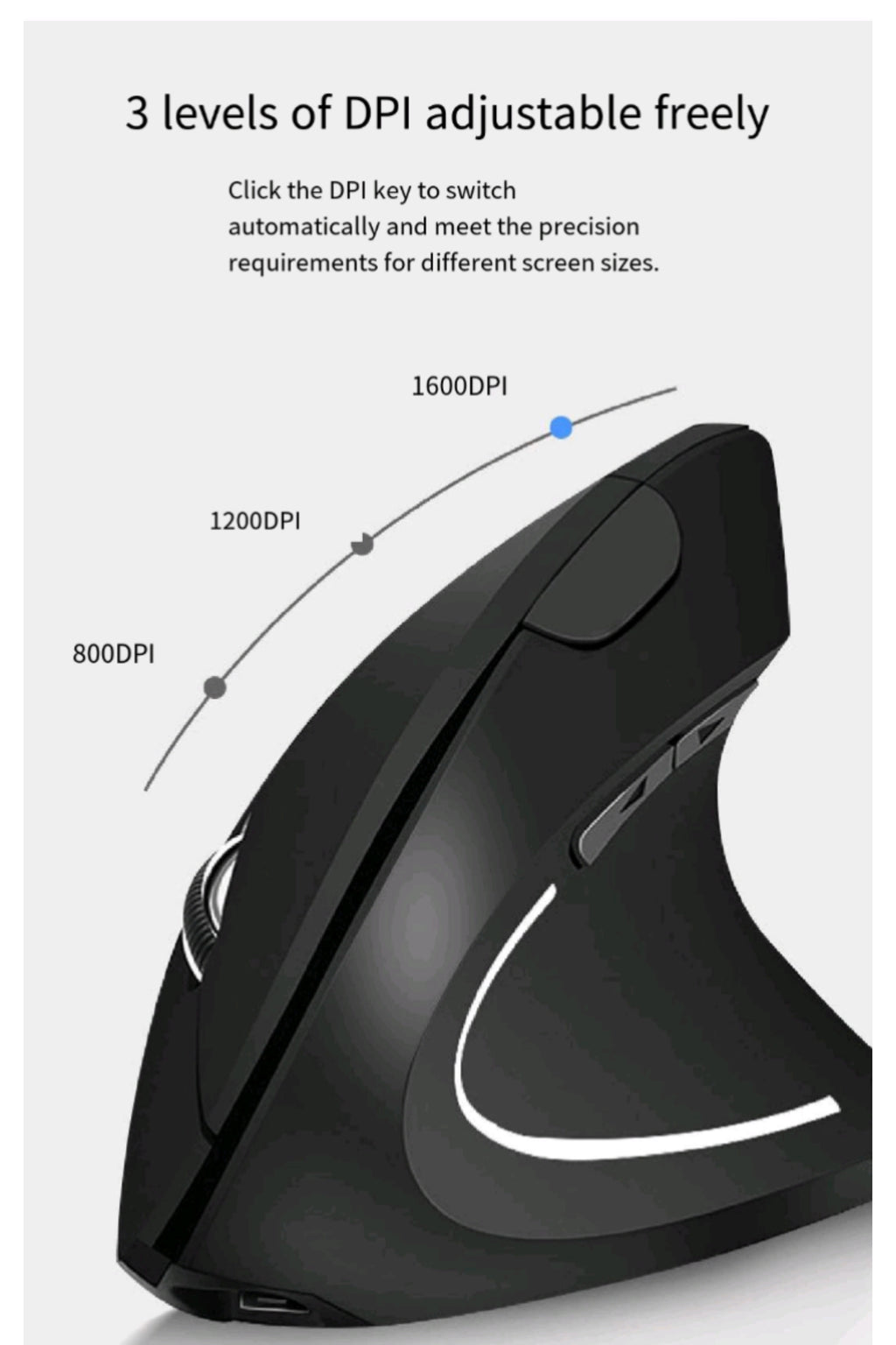 Wireless 2.4G Vertical Mouse