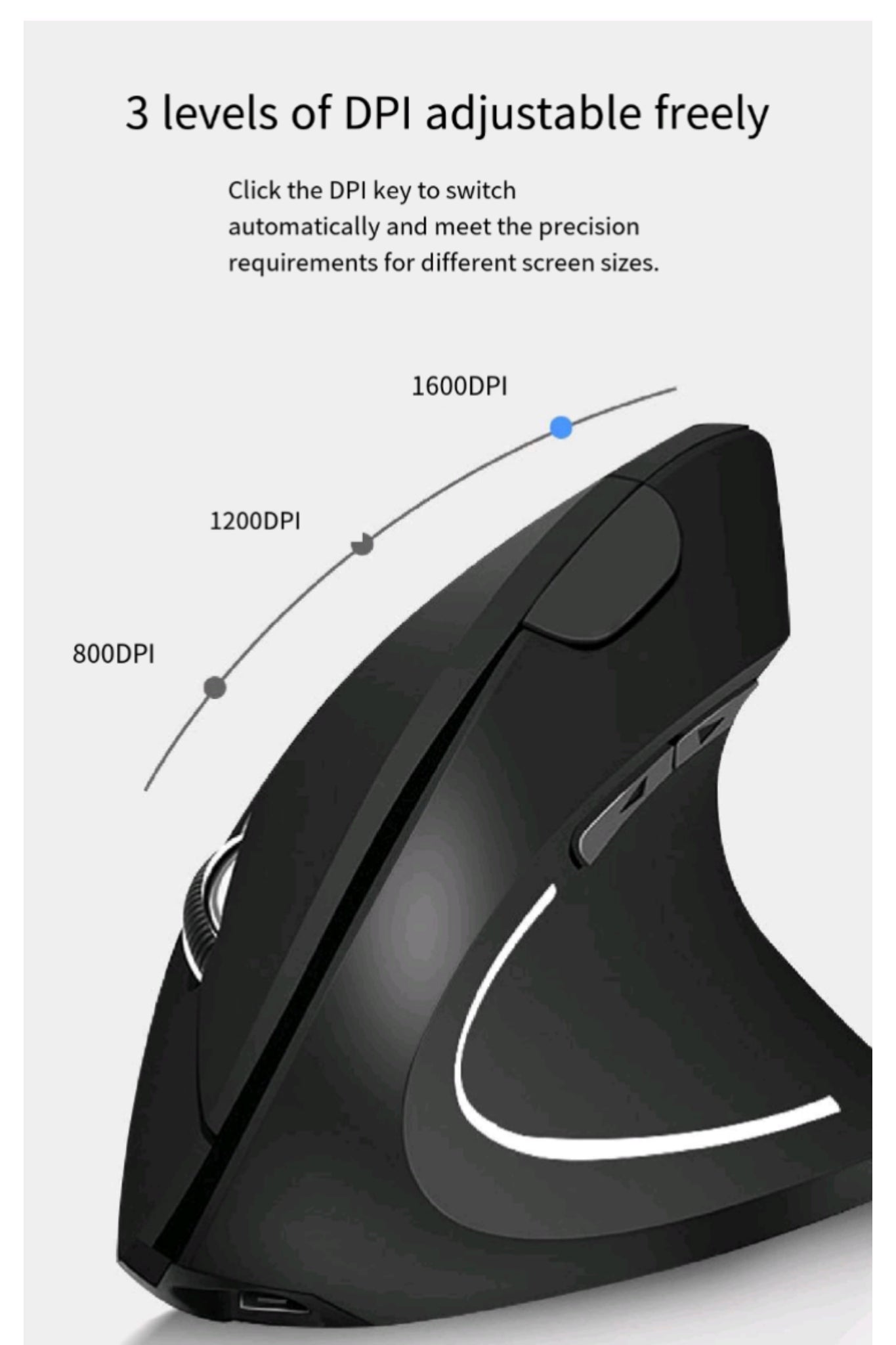 Wireless 2.4G Vertical Mouse