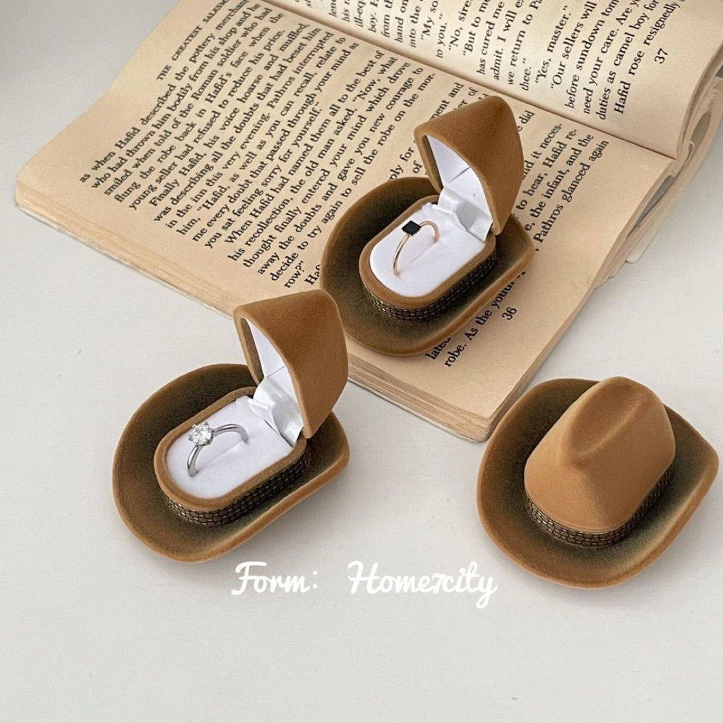 Premium Fashion Velvet Ring Box