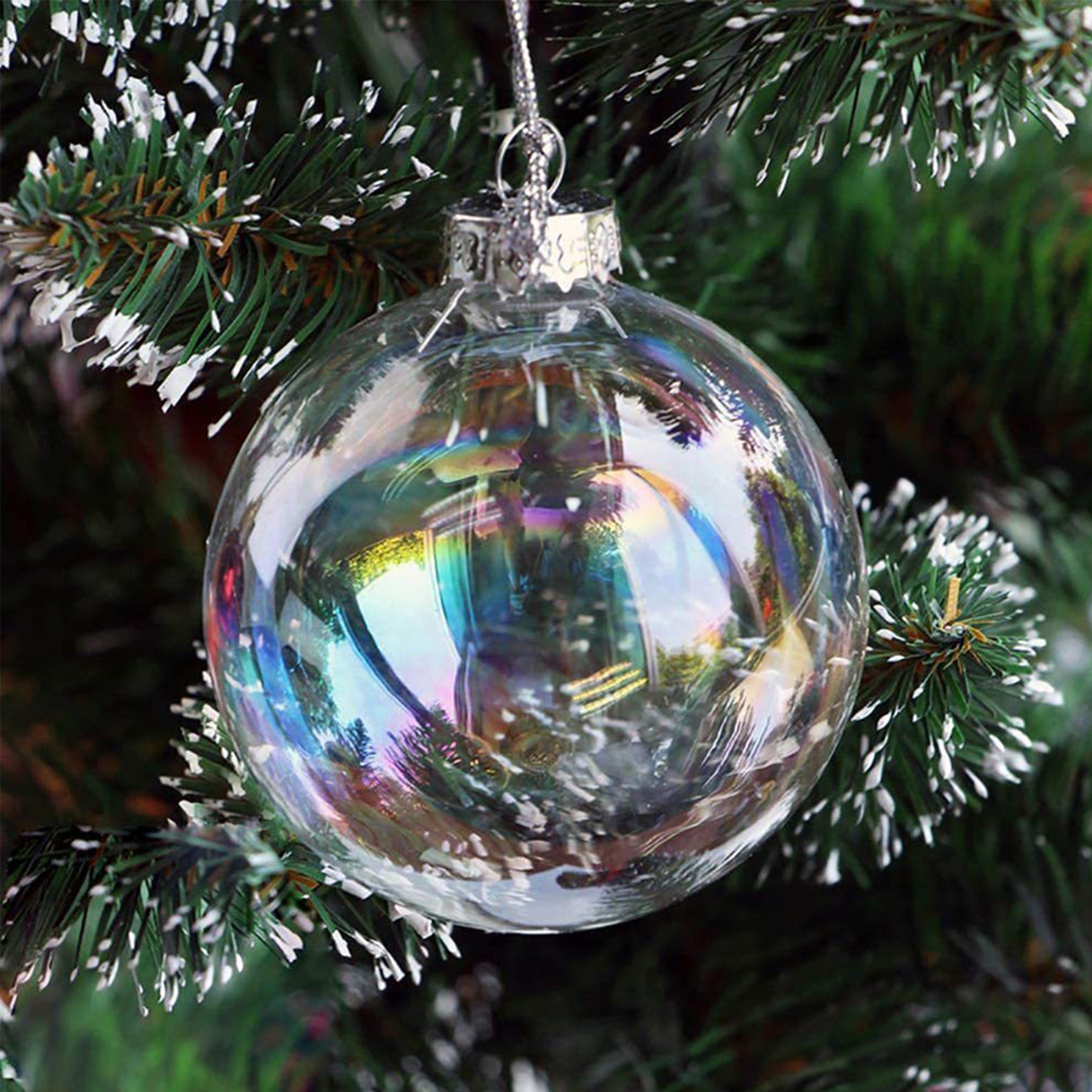 Clear Glass Ball Ornaments