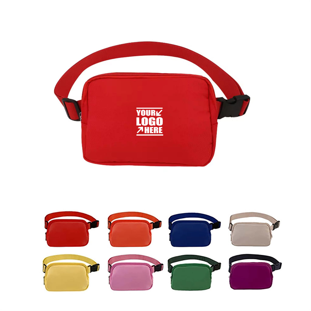 Unisex Waterproof Nylon Crossbody Running Belt Bag