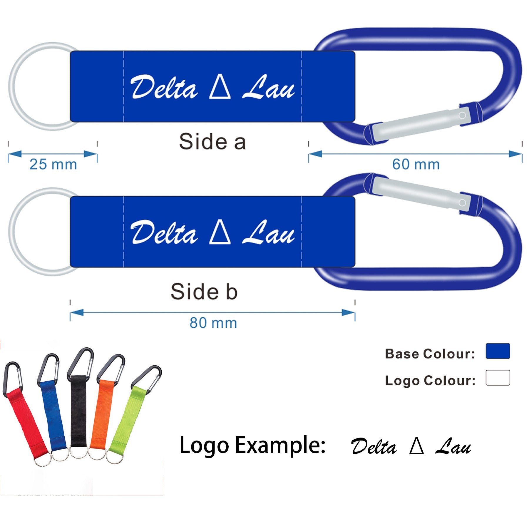 Type D Mountaineering Button Key Ring