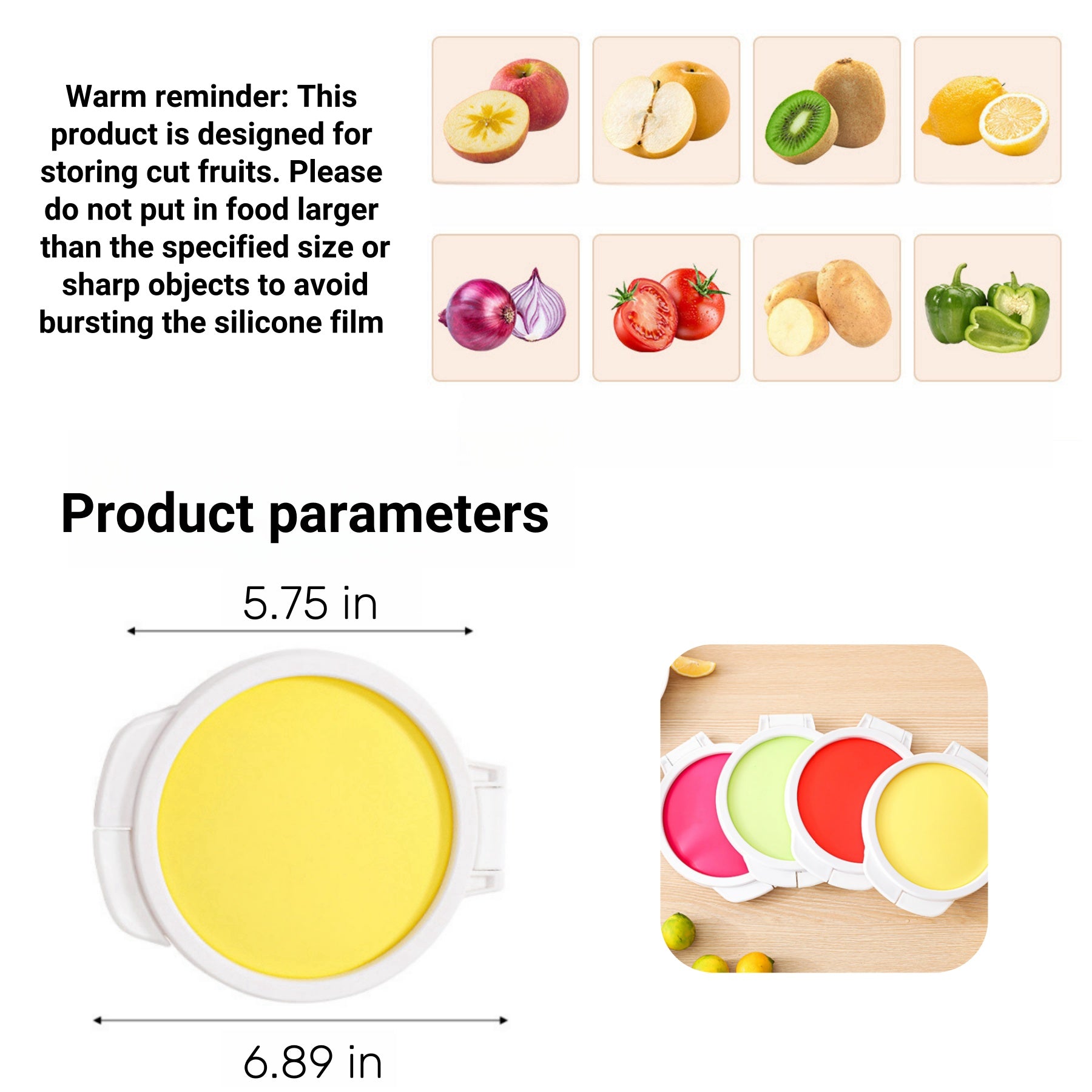 Portable Sealed Preservation For Fruits And Vegetables