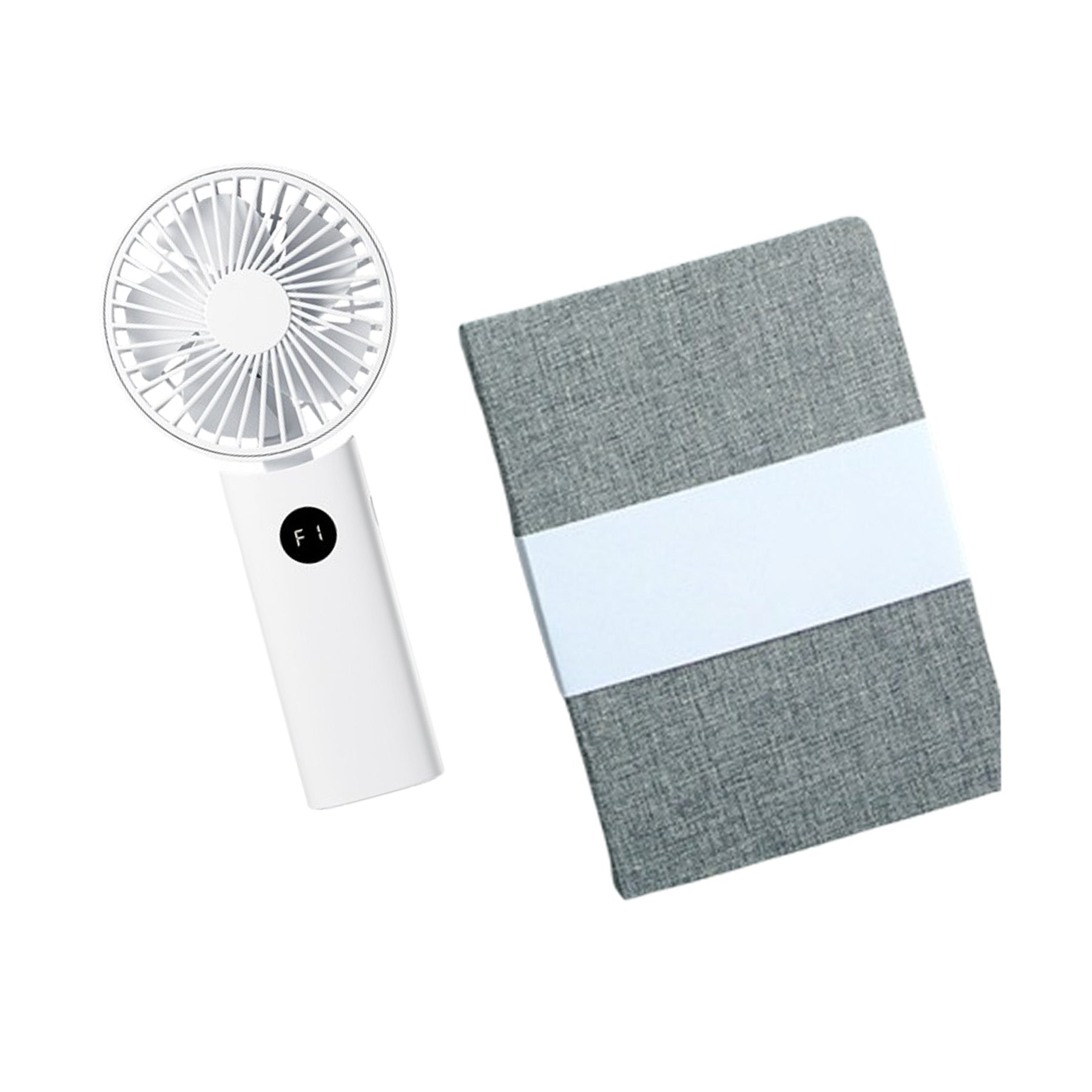 Small Rechargeable Fan With Digital Display