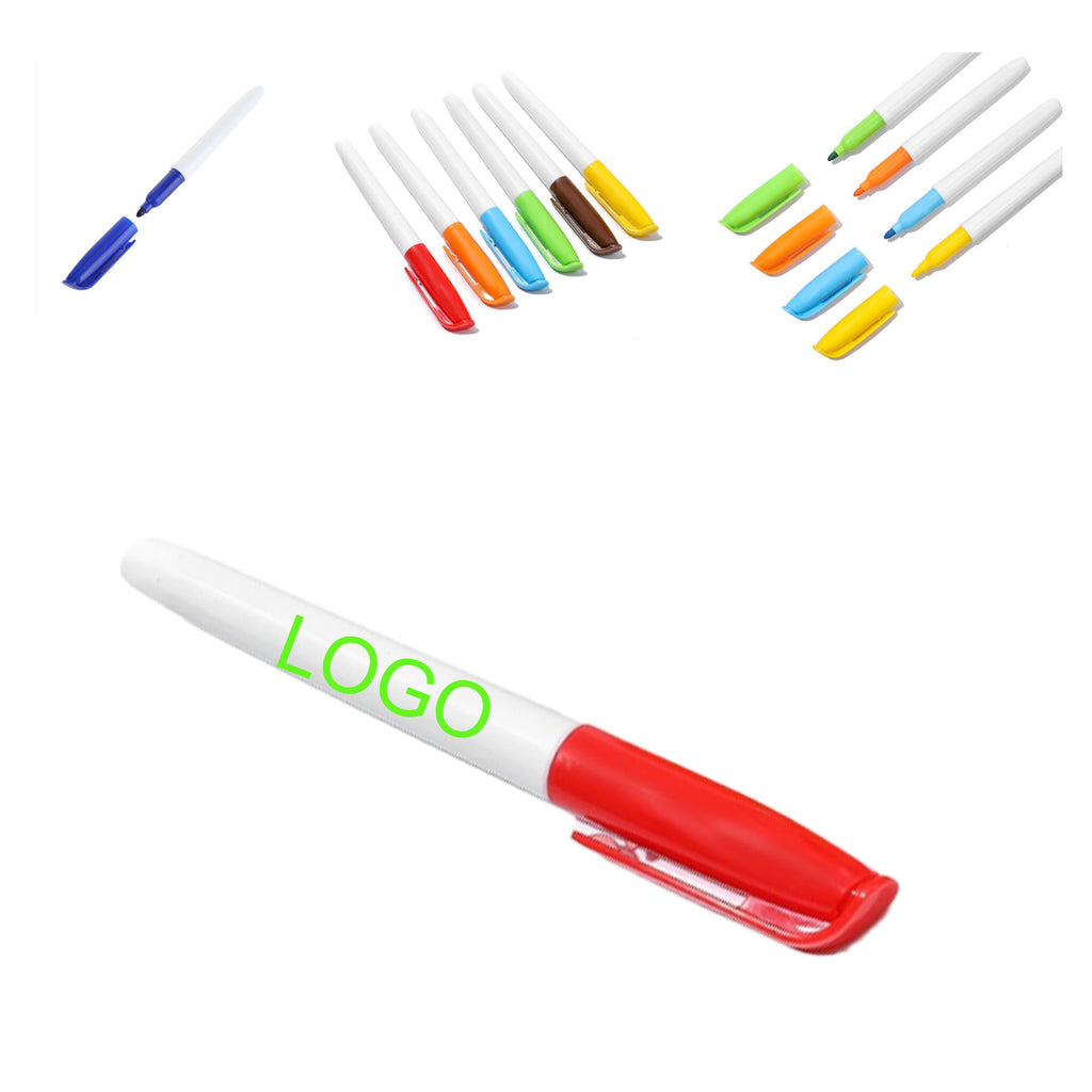 7 Color Oil Based Permanent Markers - Plastic Body