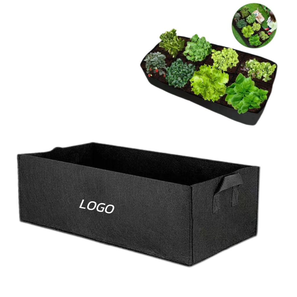 Multi-Compartment Rectangular Felt Planting Bag
