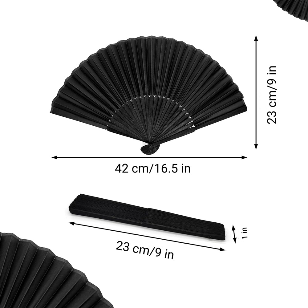 Folding Hand Fan - Full Color