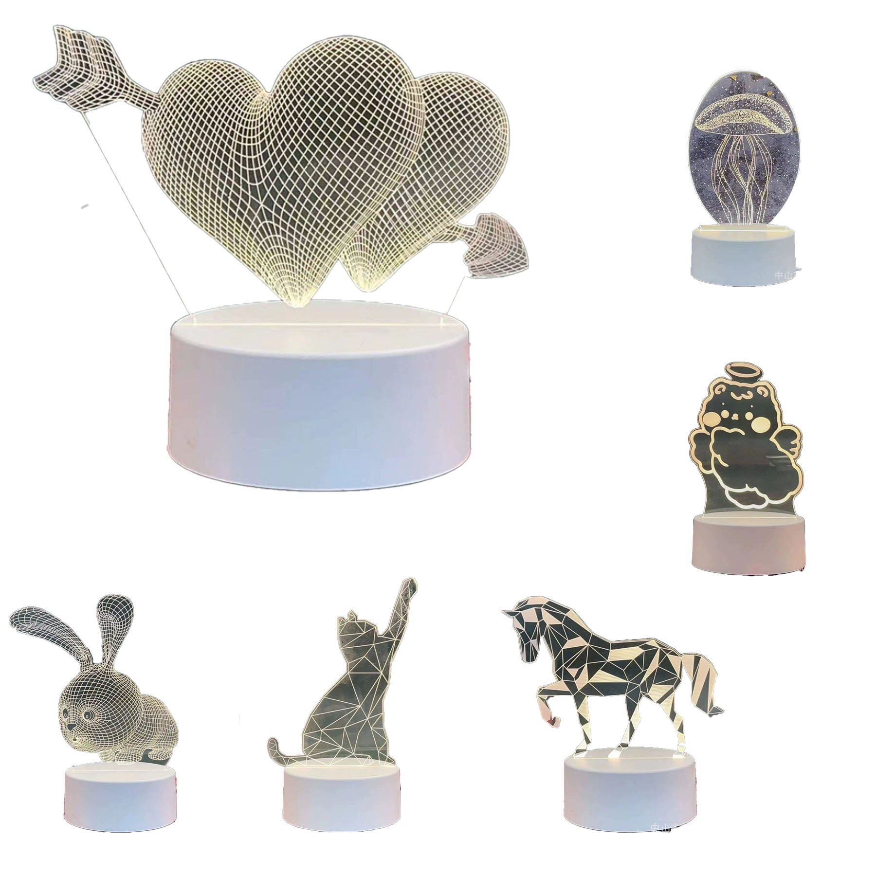 Customizable 3D Creative Night Light