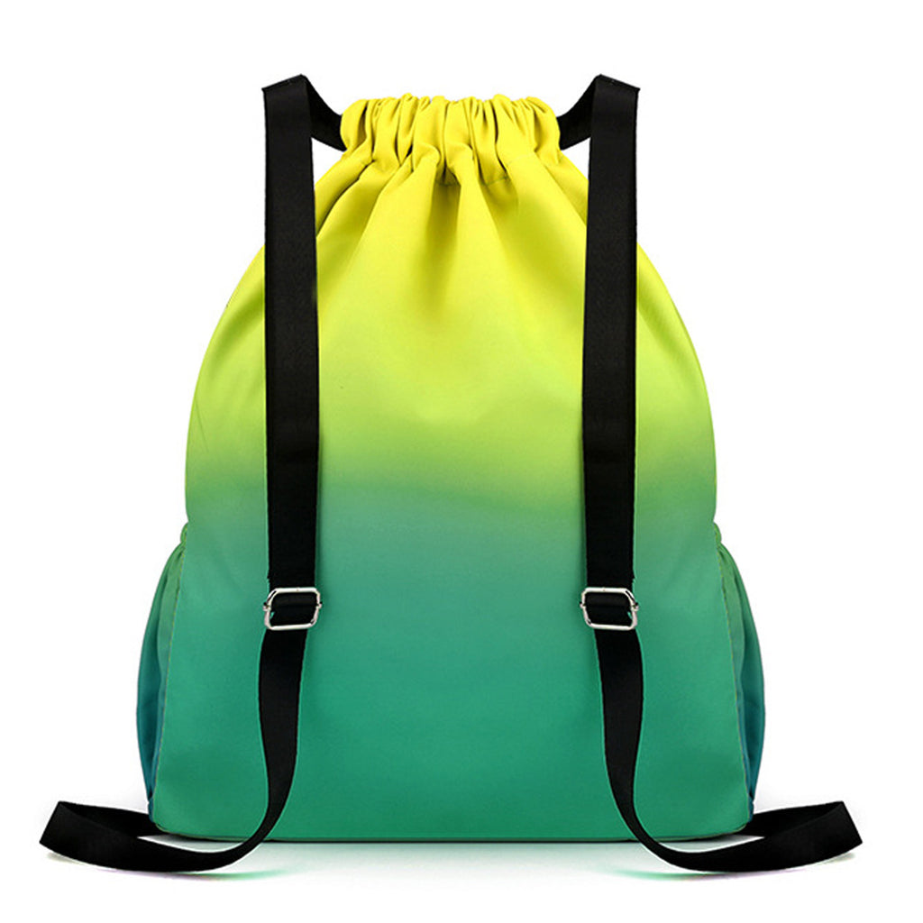 Large Capacity Gradient Drawstring Backpack Bag