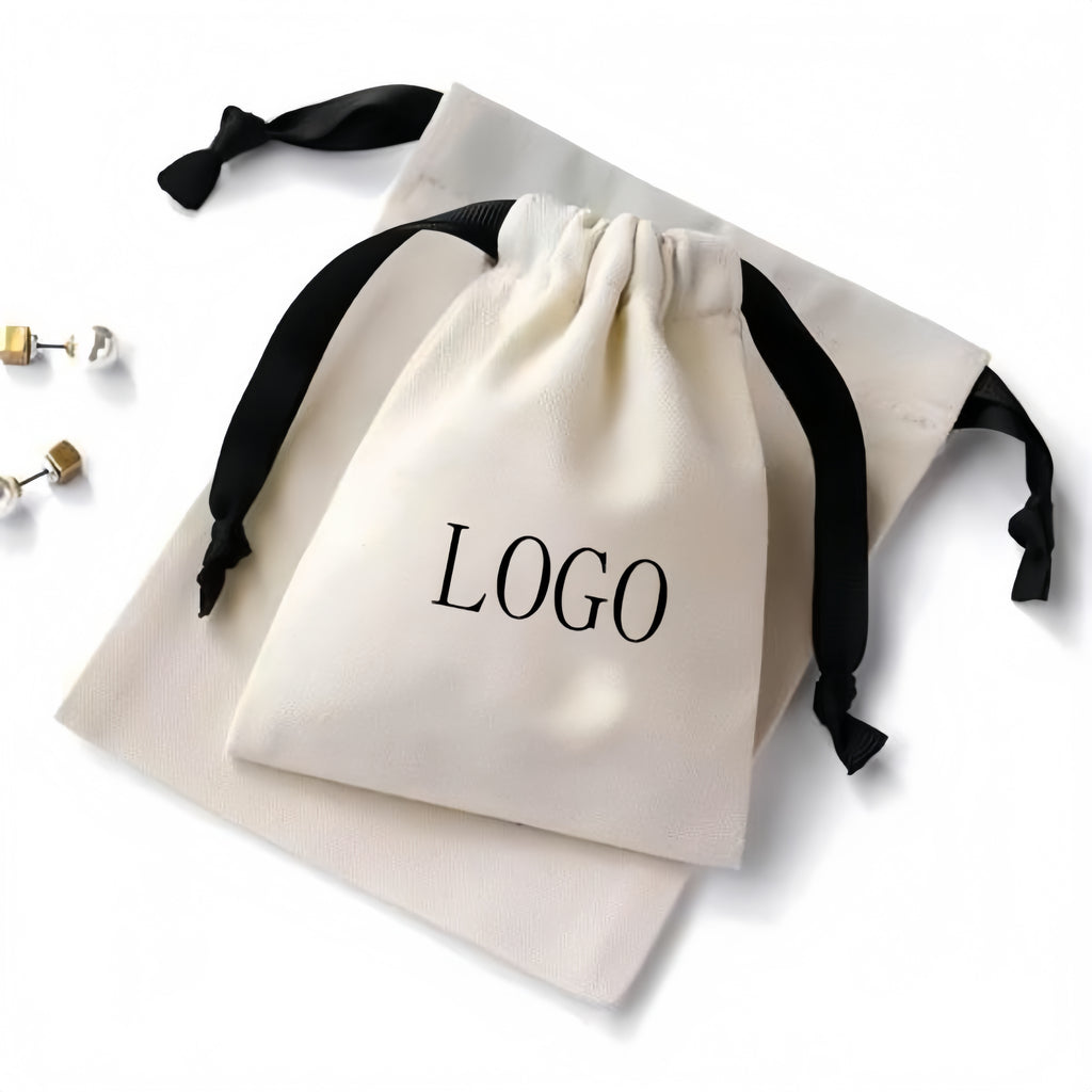 Professional Export Drawstring Cotton Bag Colorful Custom Logo Multifunction Jewelry Pouches