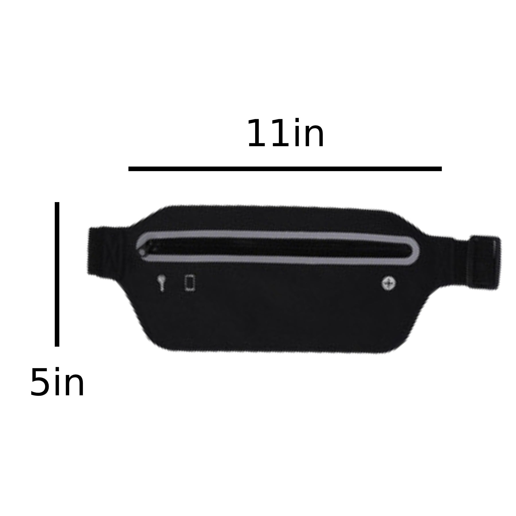 Reflective Outdoor Crossbody Waist Bag
