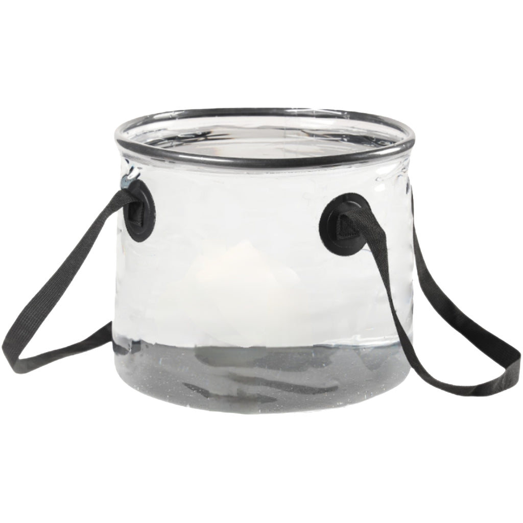 Transparent Round Folding Bucket