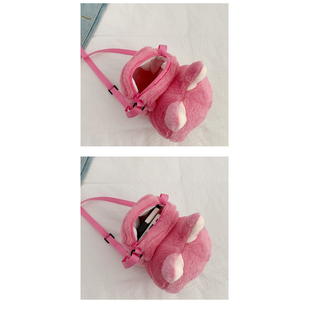 Labubu Plush Backpack Girls Bubble Rabbit Crossbody Gift
