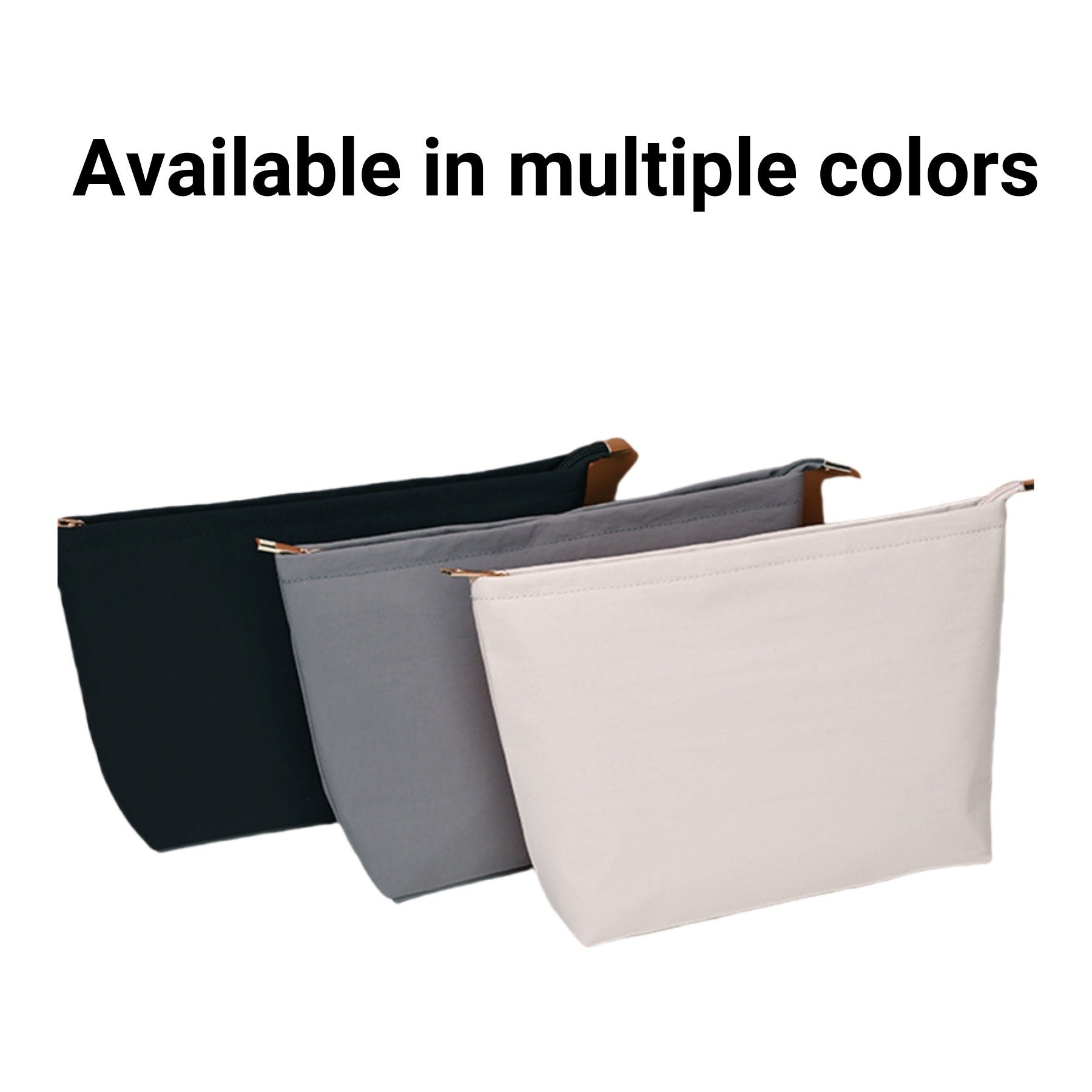 Solid-Color Nylon Makeup Storage Bag