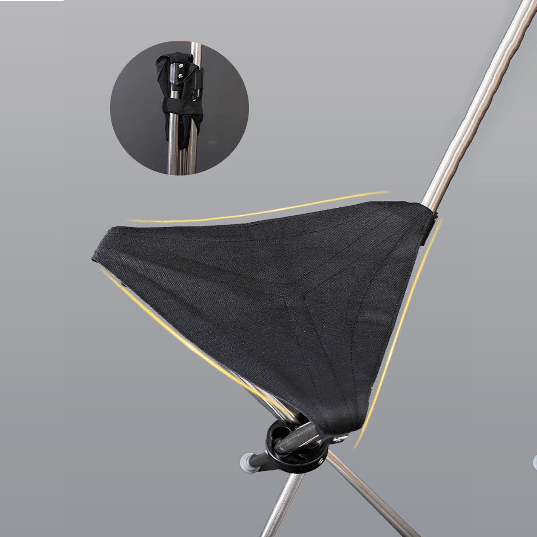 Foldable Walking Cane With Seat