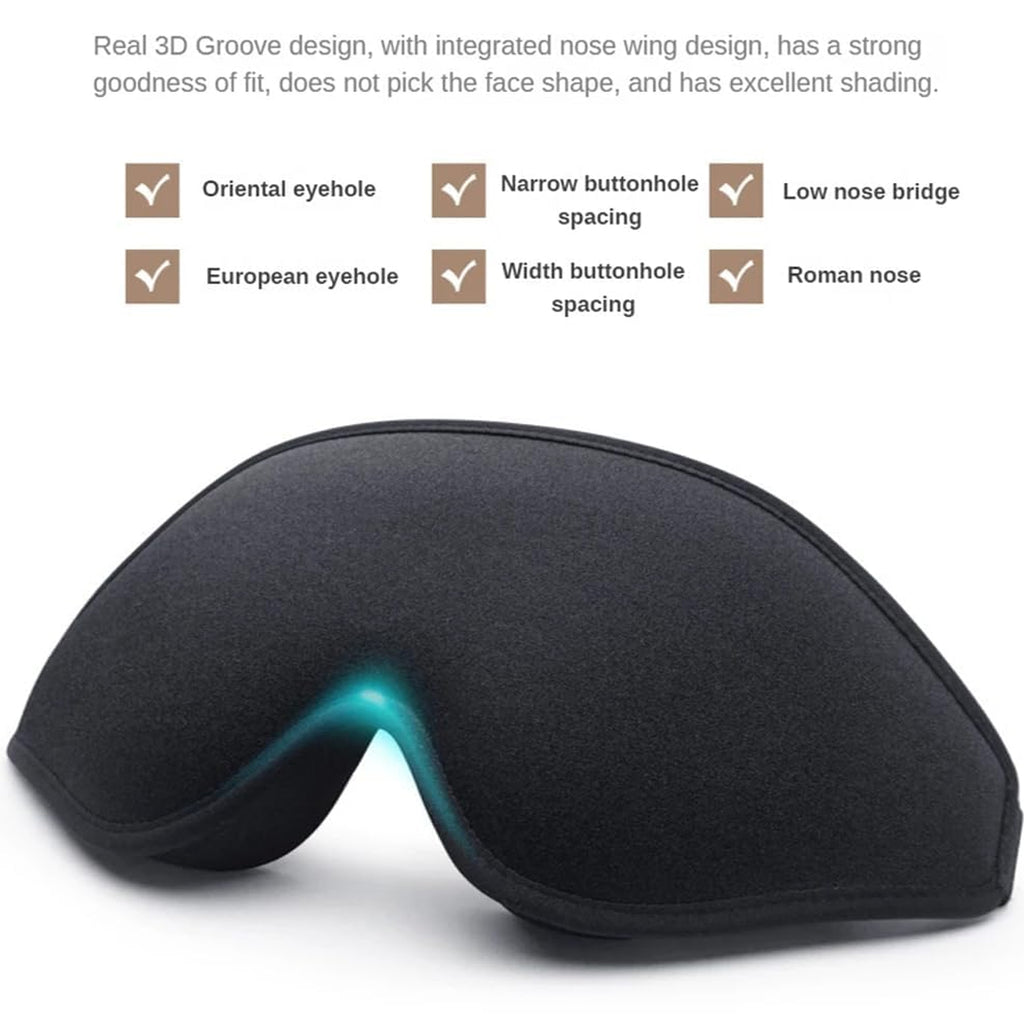3D Deep Contoured Eye Covers For Sleeping