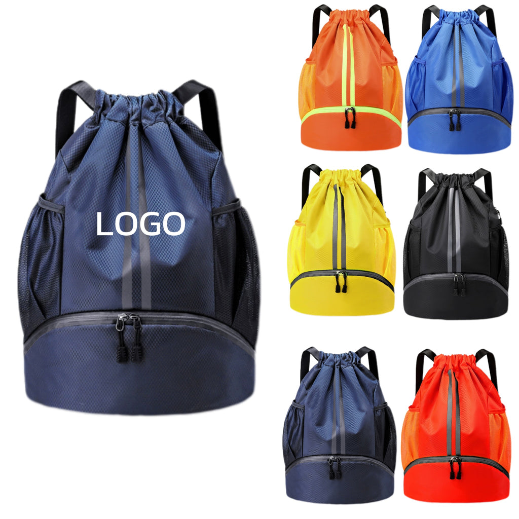 Drawstring Cinch Bag with Shoulder Straps