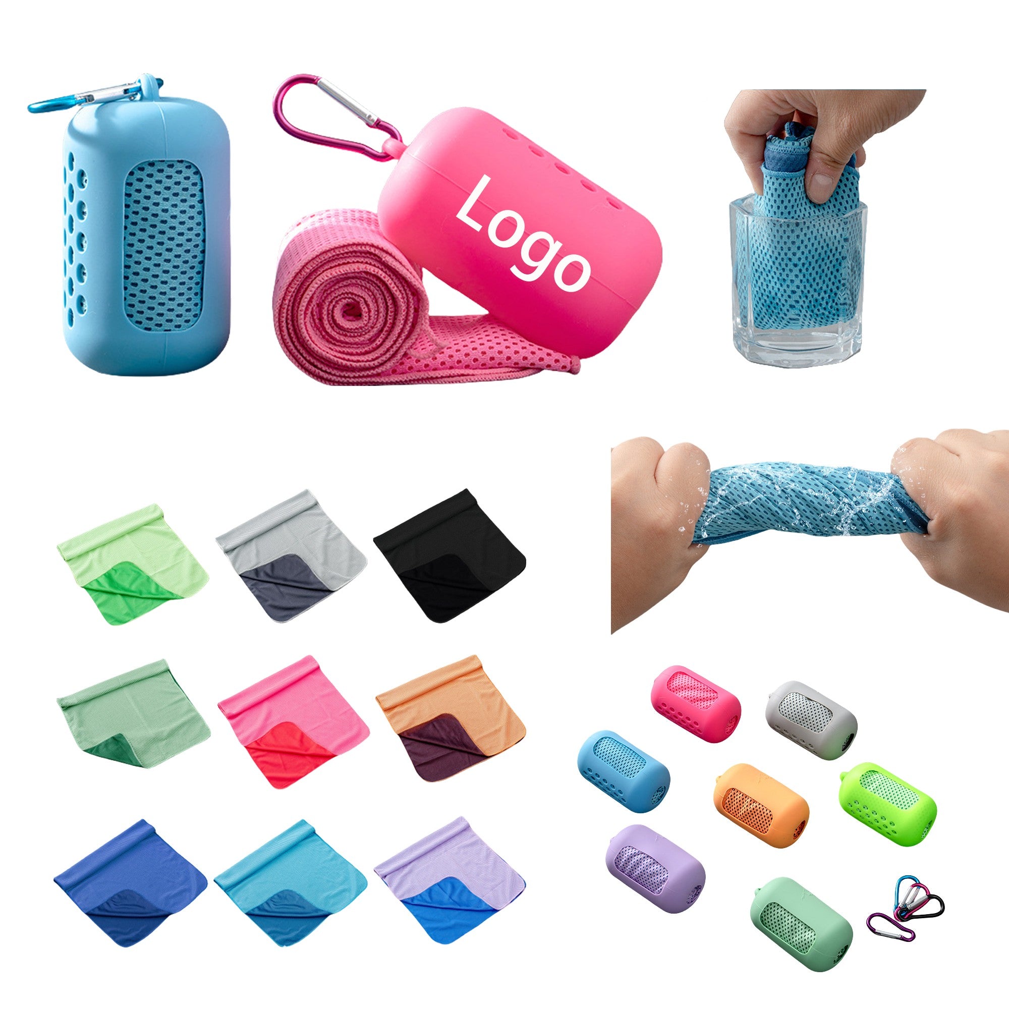 Cooling Ice Silk Sports Towel