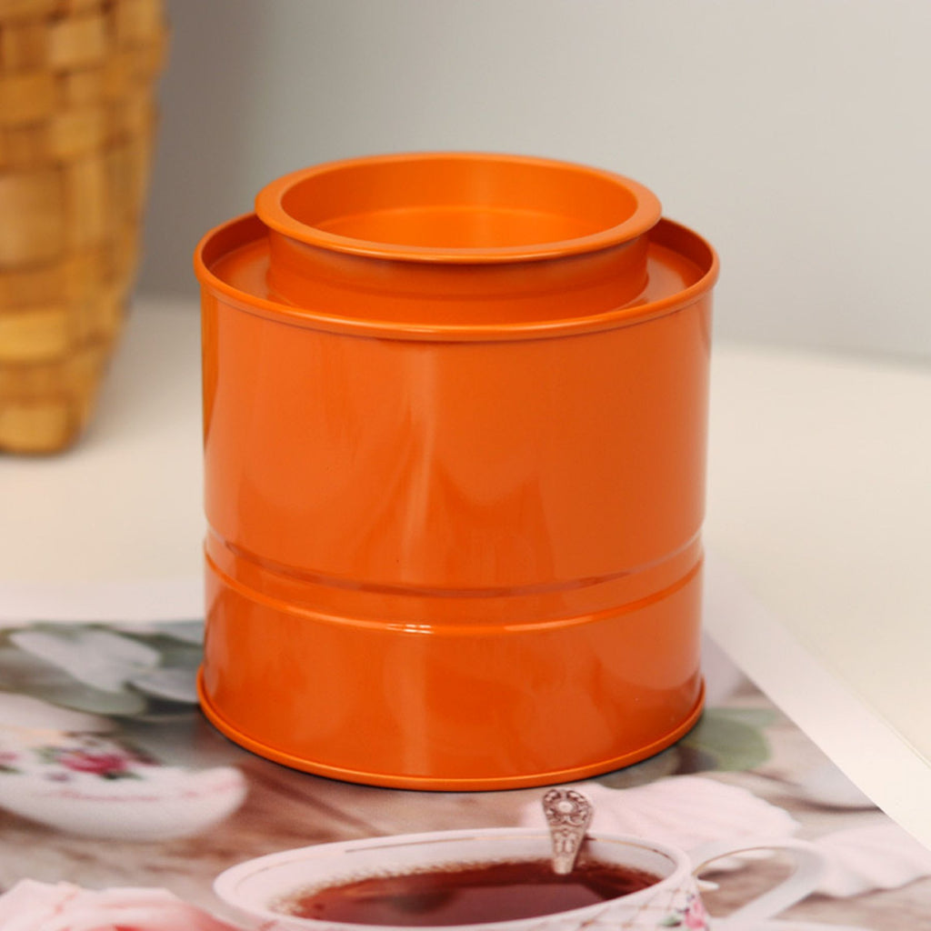 Solid-color Tin box