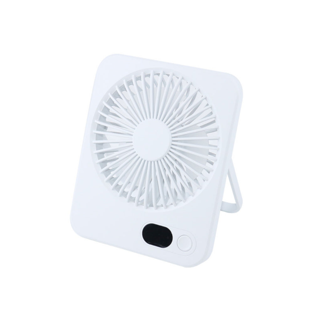 Slim Desk Fan Rechargeable Quiet Folding Handheld Portable