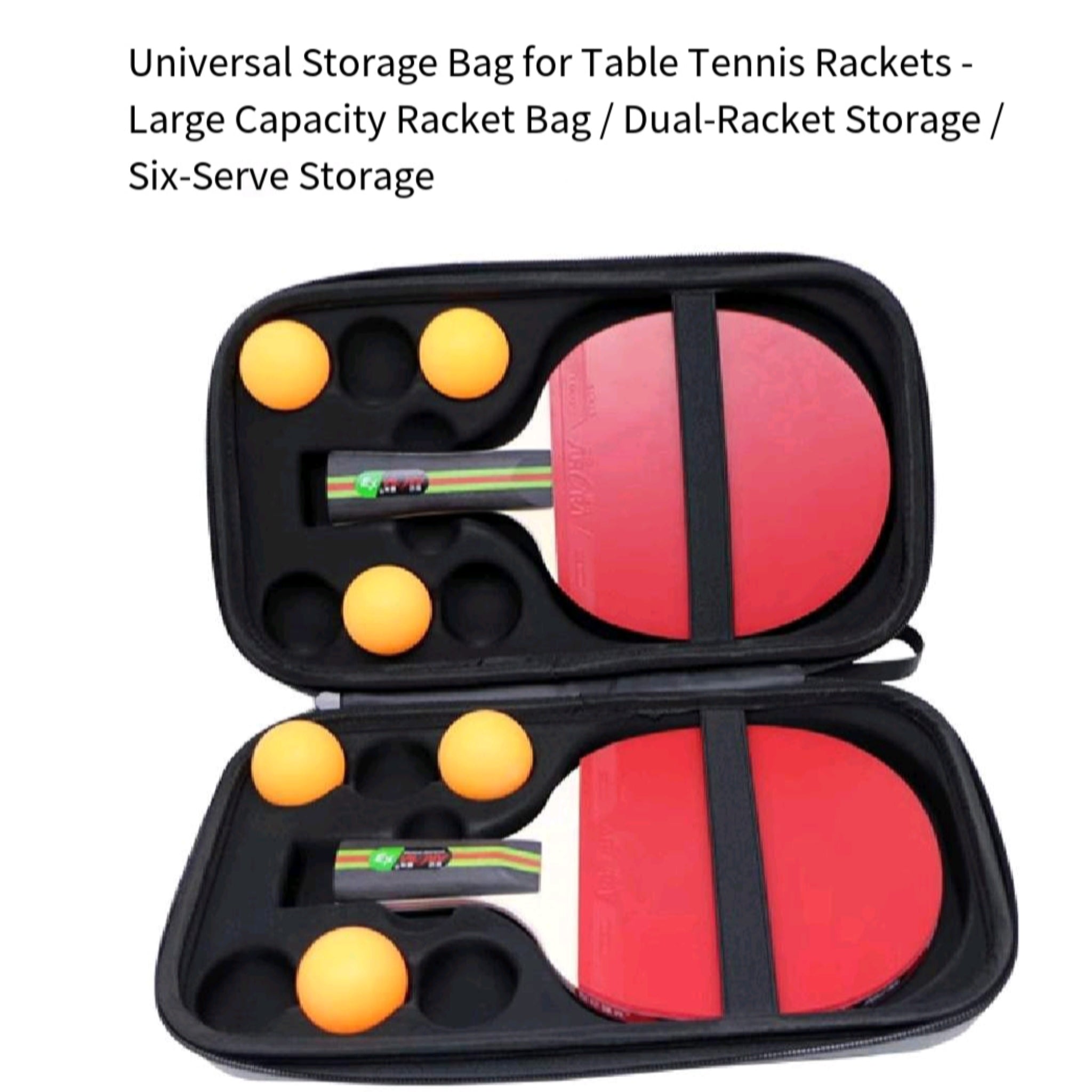 Crushproof 2 Pack Tournament Hard Paddle Case