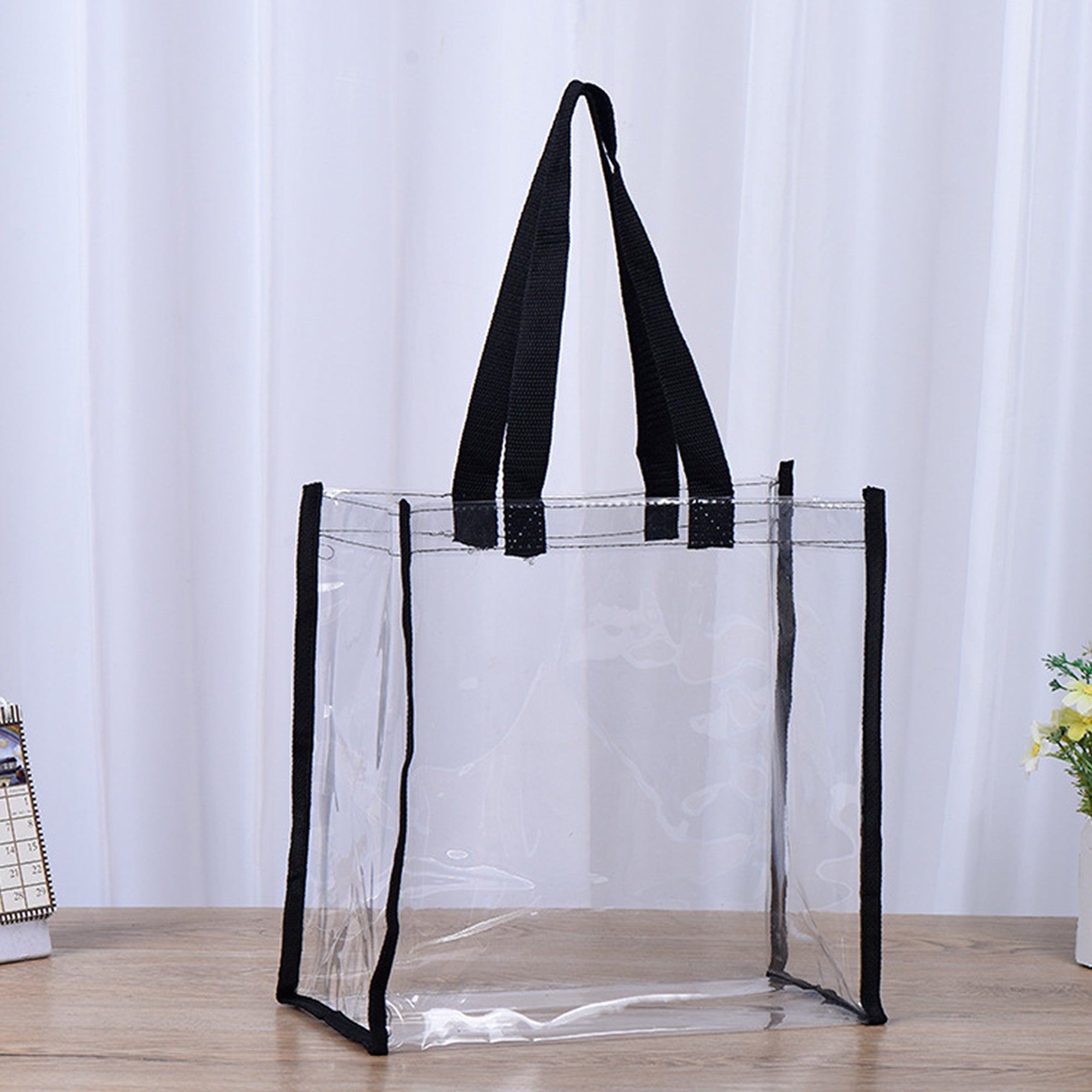 Clear PVC Plastic Tote Bag