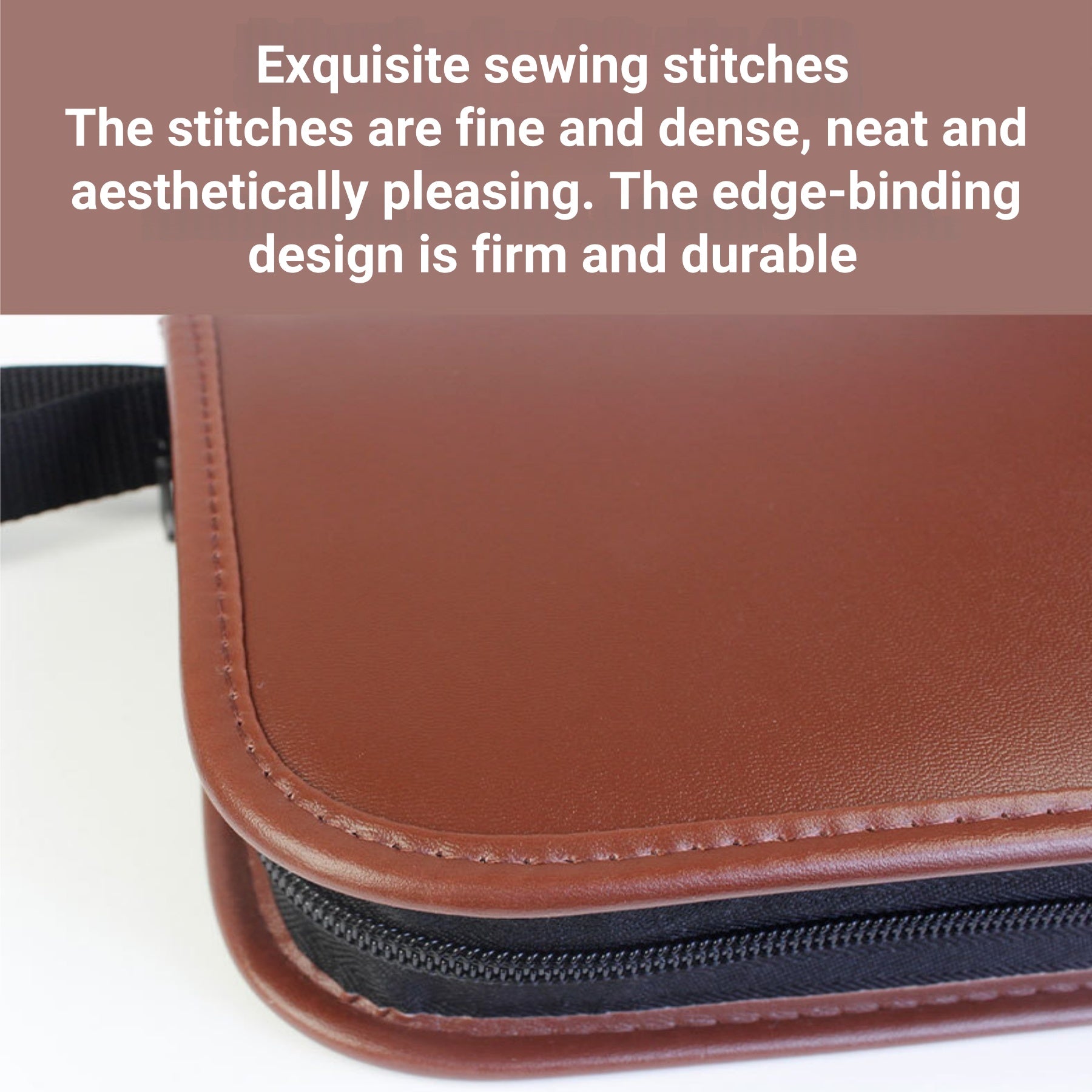 Large-capacity Golf Accessory Storage Leather Bag