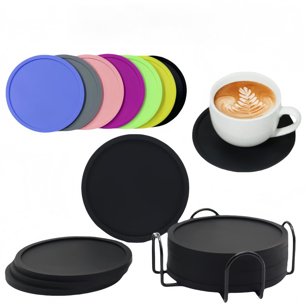 Round Soft Silicone Cup Mat