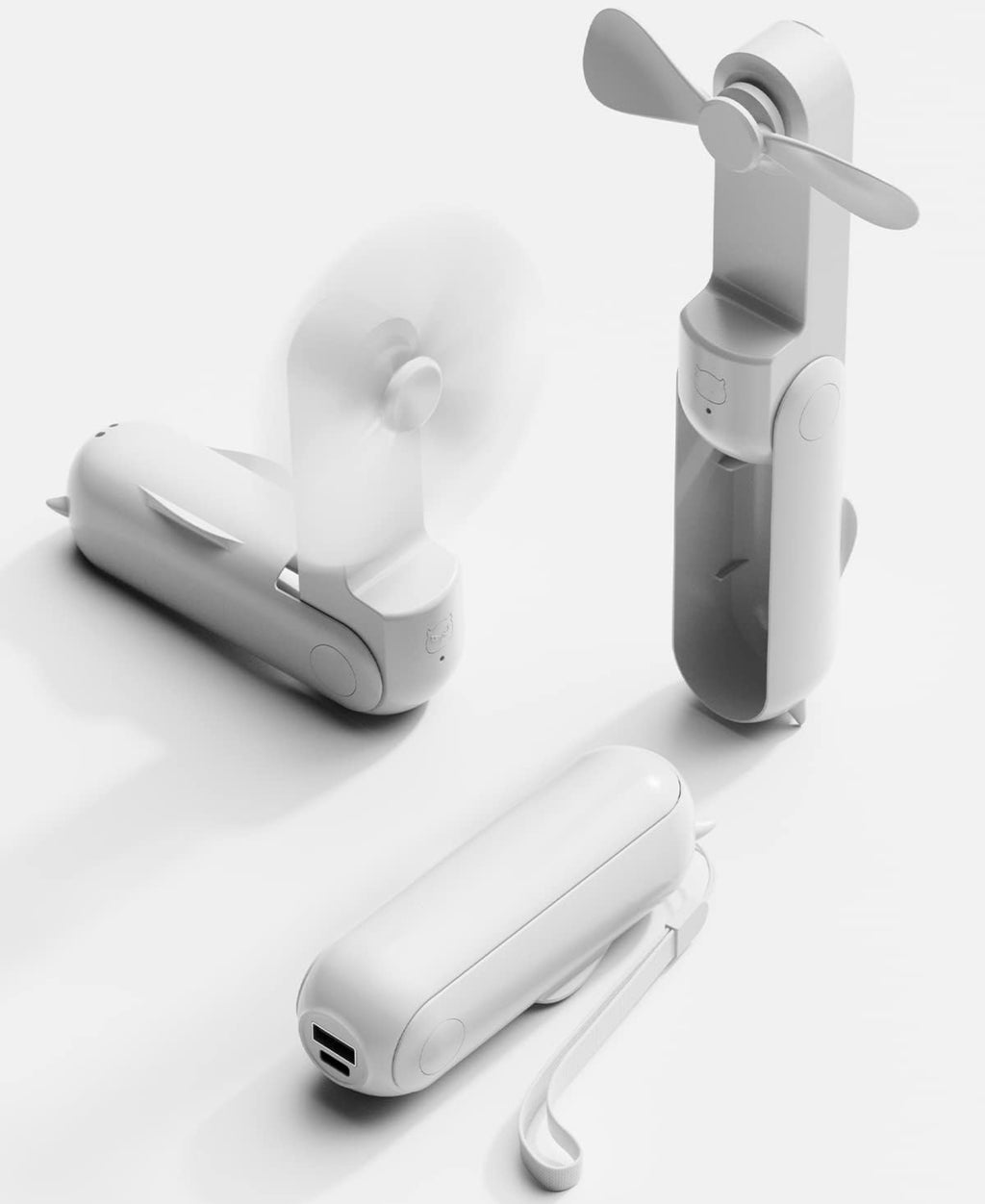 2-In-1 Foldable Mini Handheld Fan/Power Bank Function