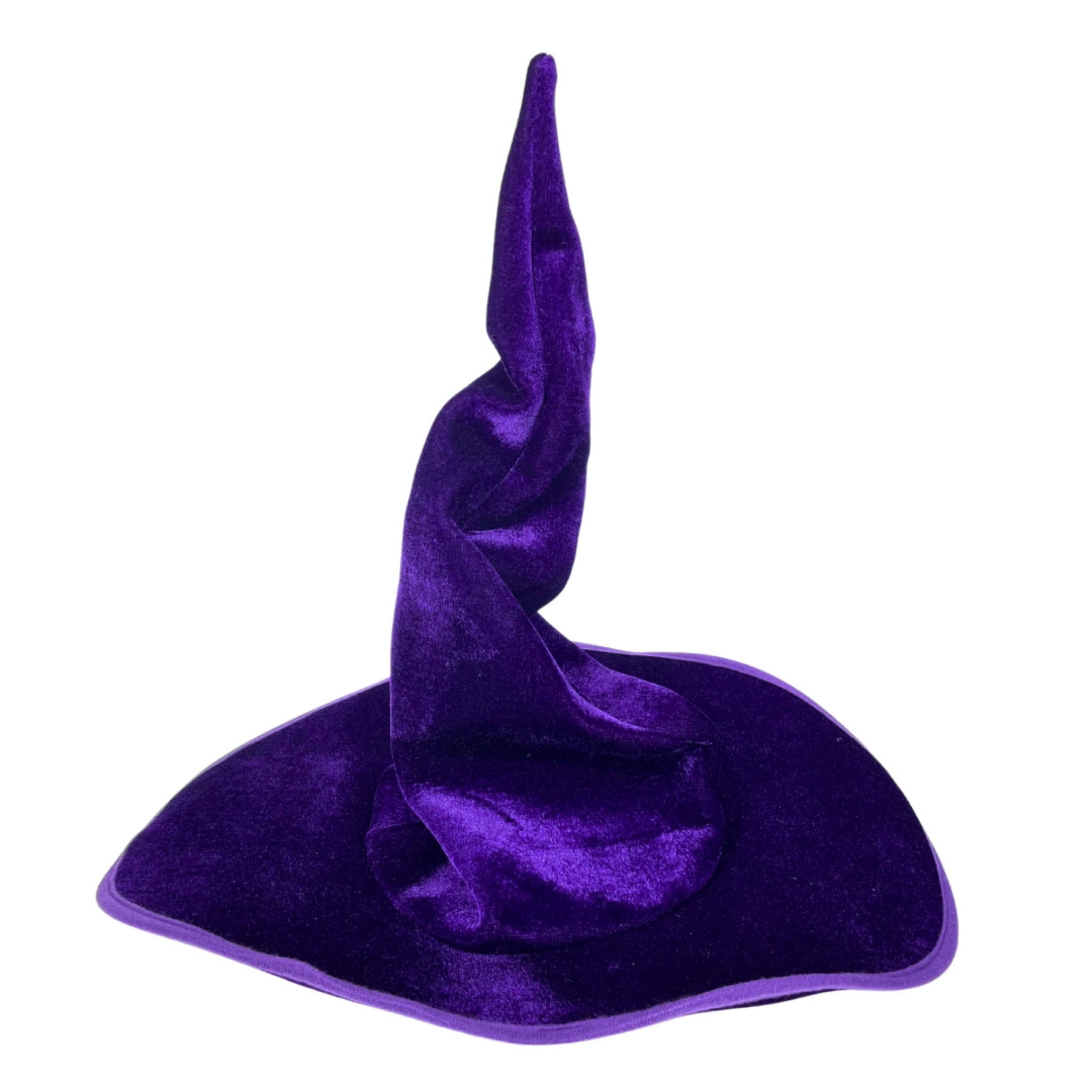Double Face Velvet Witch Hat Crinkle Halloween Party