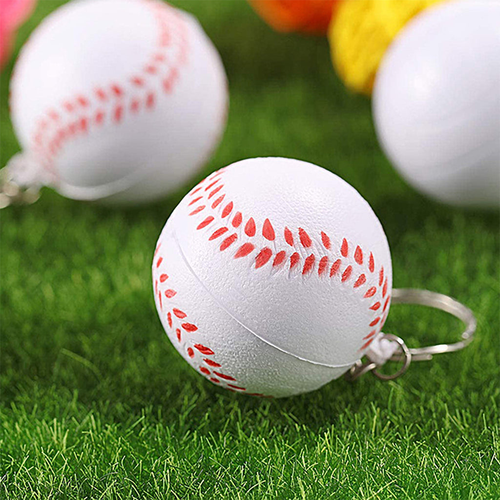 PU Baseball Key Ring