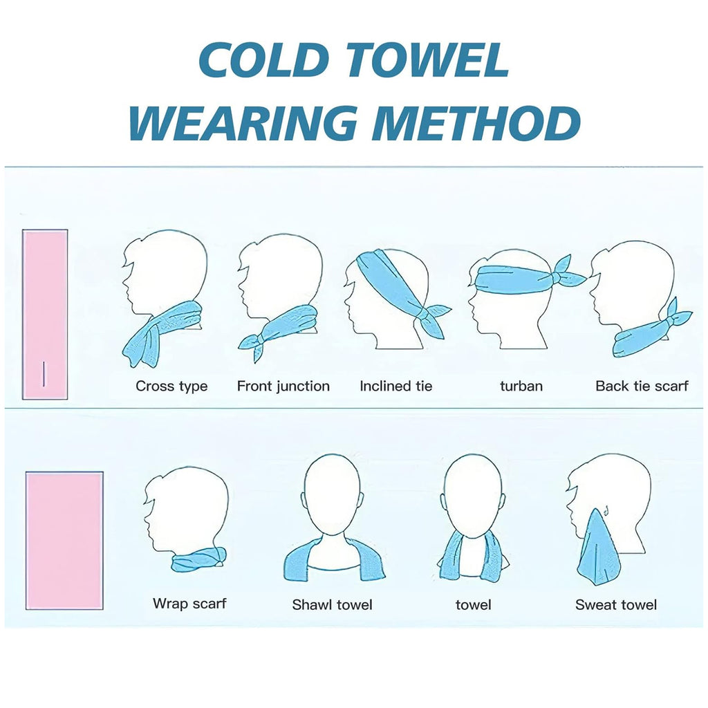 Generic 4 Pack Cooling Towel