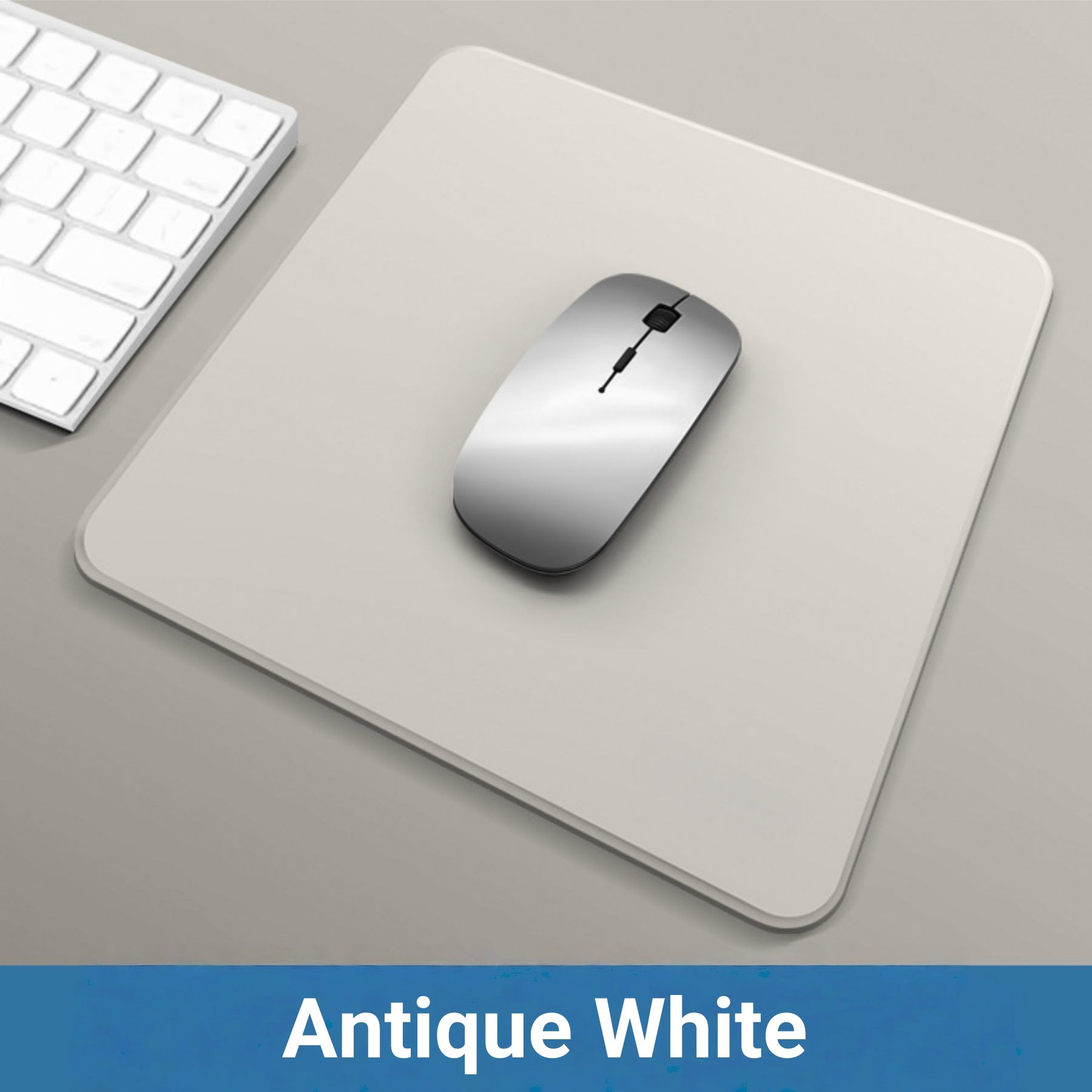Liquid-textured Faux Leather Mouse Pad