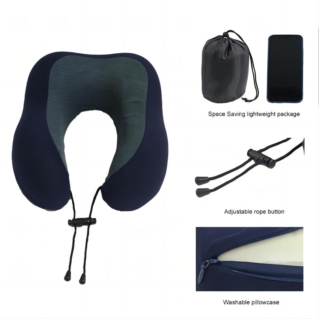 Memory Foam Travel Neck Pillow