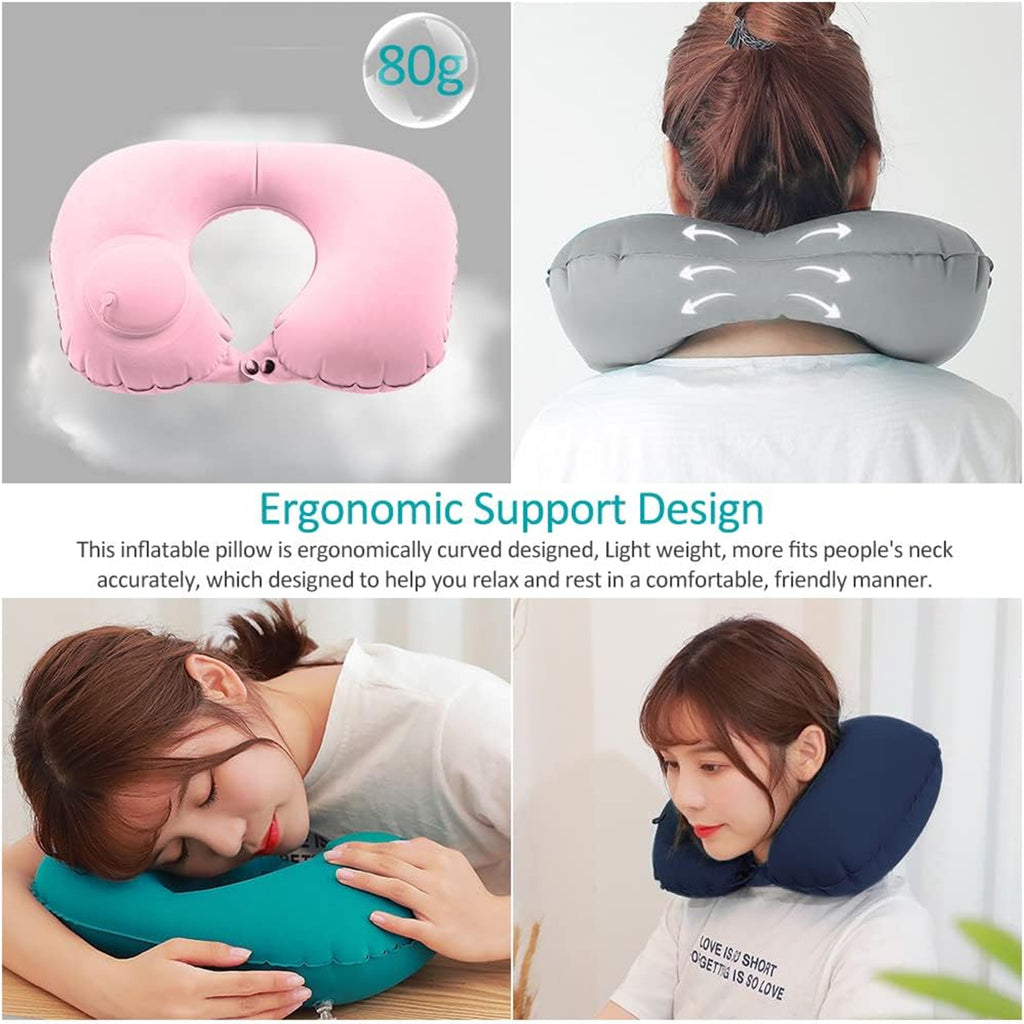 Milk Silk Press Automatic Inflatable Pillow