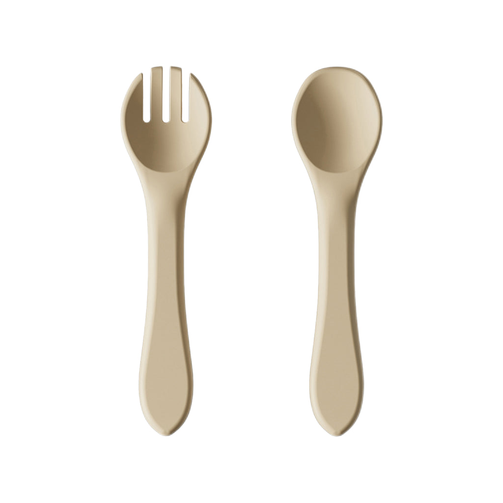 Kids’ Silicone Soft Fork & Spoon Set